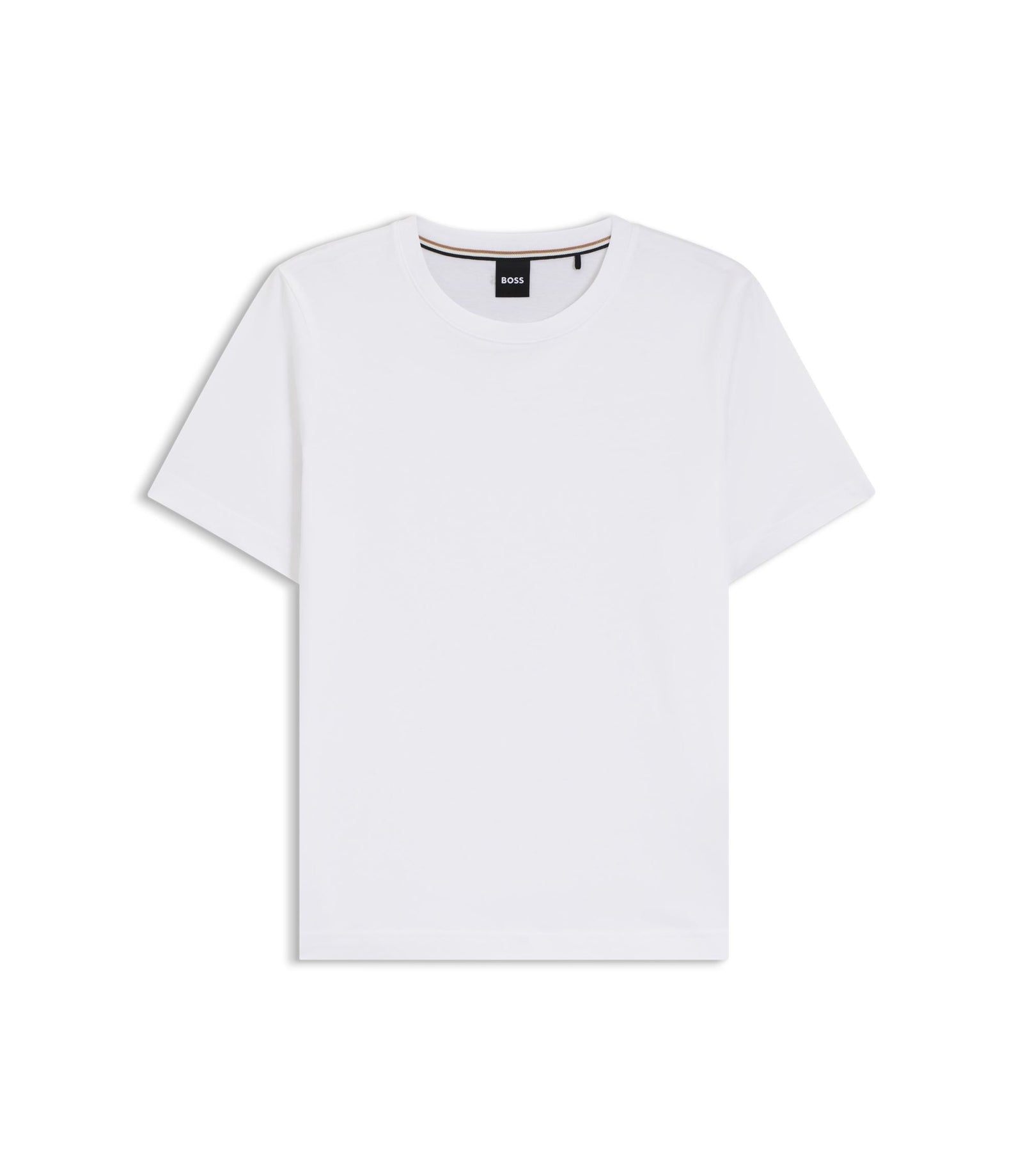 Boss Relaxed Fit T Shirt In Cotton Jersey White Women's