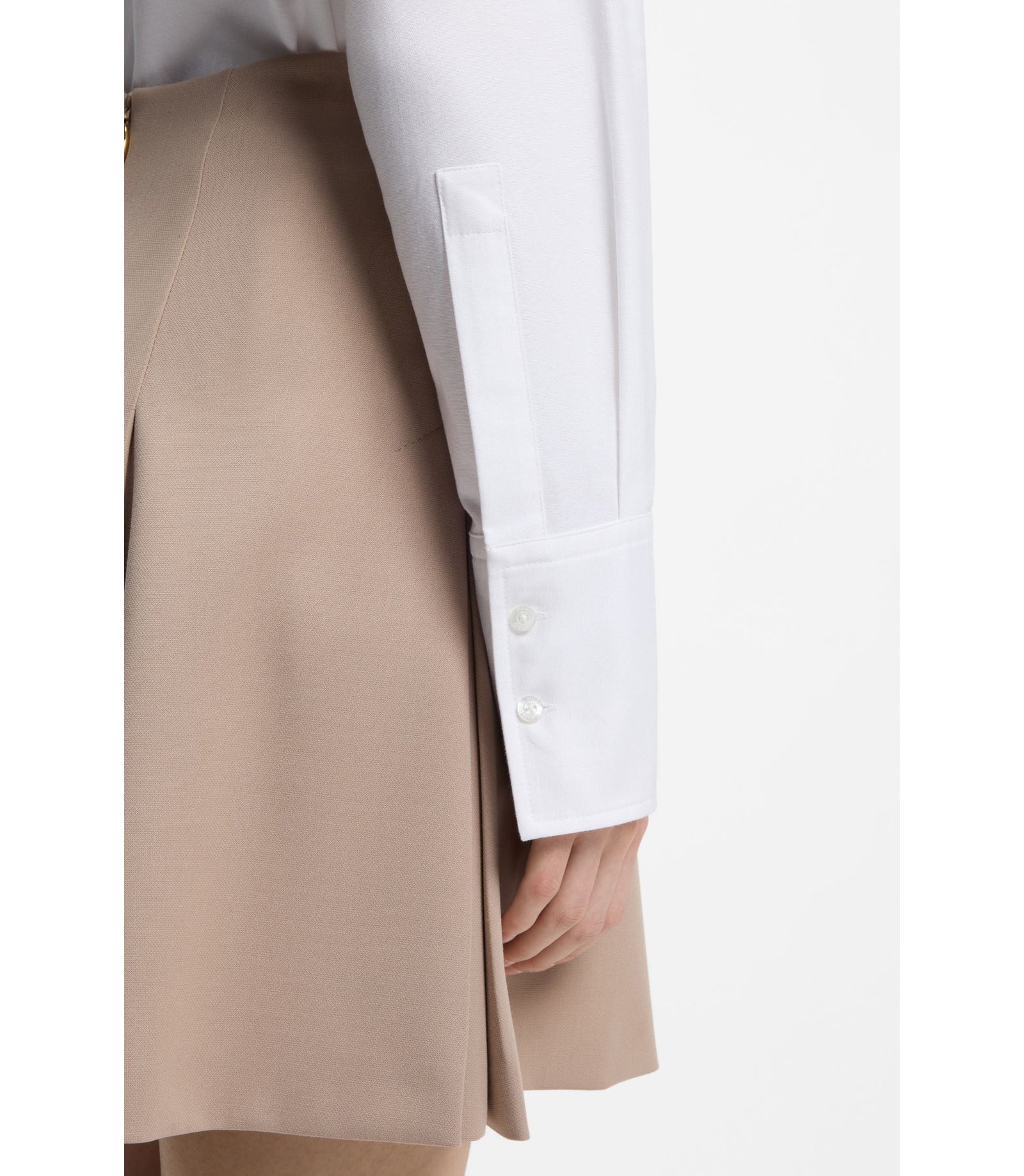 Hugo Relaxed Fit Blouse With Heart Logo White Women's