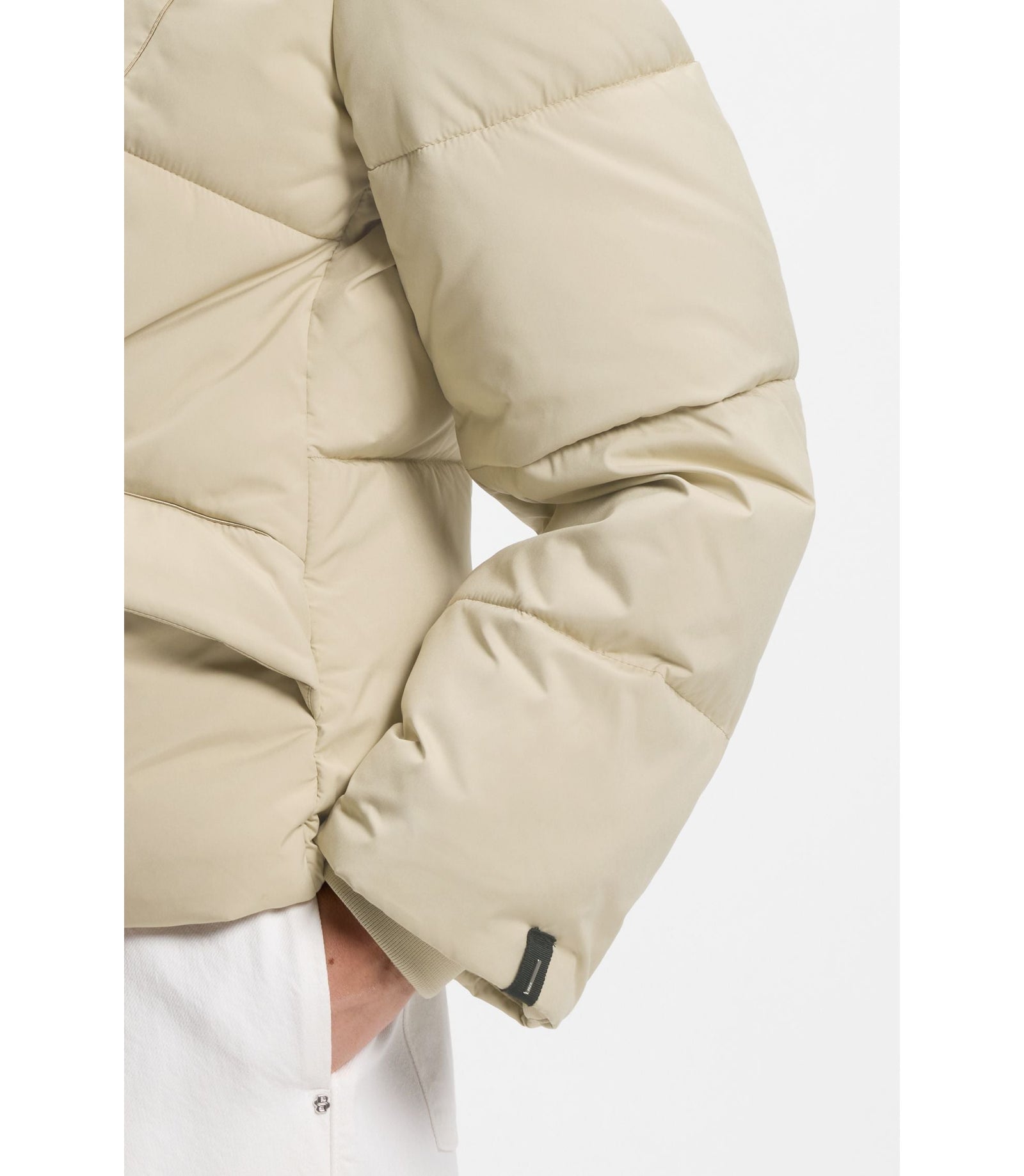 Boss Piping Detail Jacket With Padding Light Beige Women's