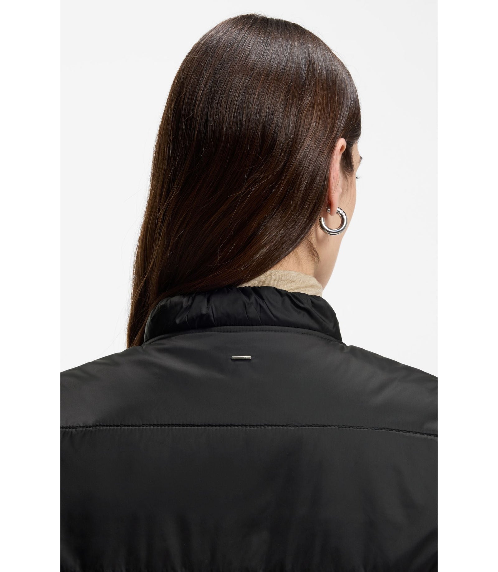 Boss Packable Jacket With Water Repellent Finish Black Women's