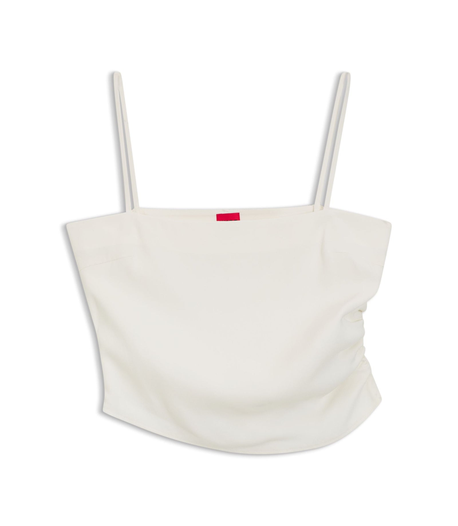 Hugo Gathered Bandeau Top With Straps White Women's