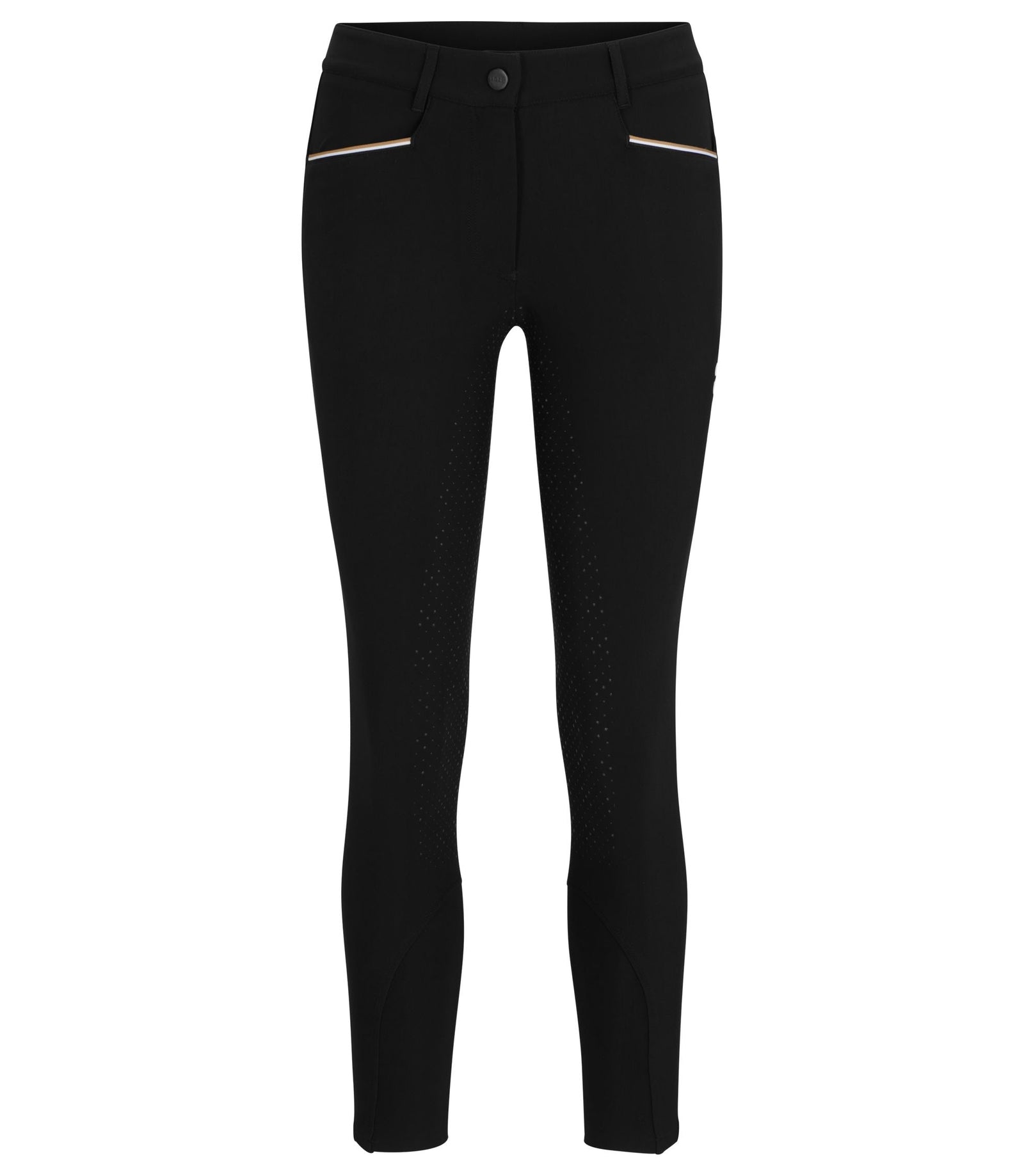 Boss Equestrian Full Grip Breeches In Power Stretch Material Black Women's