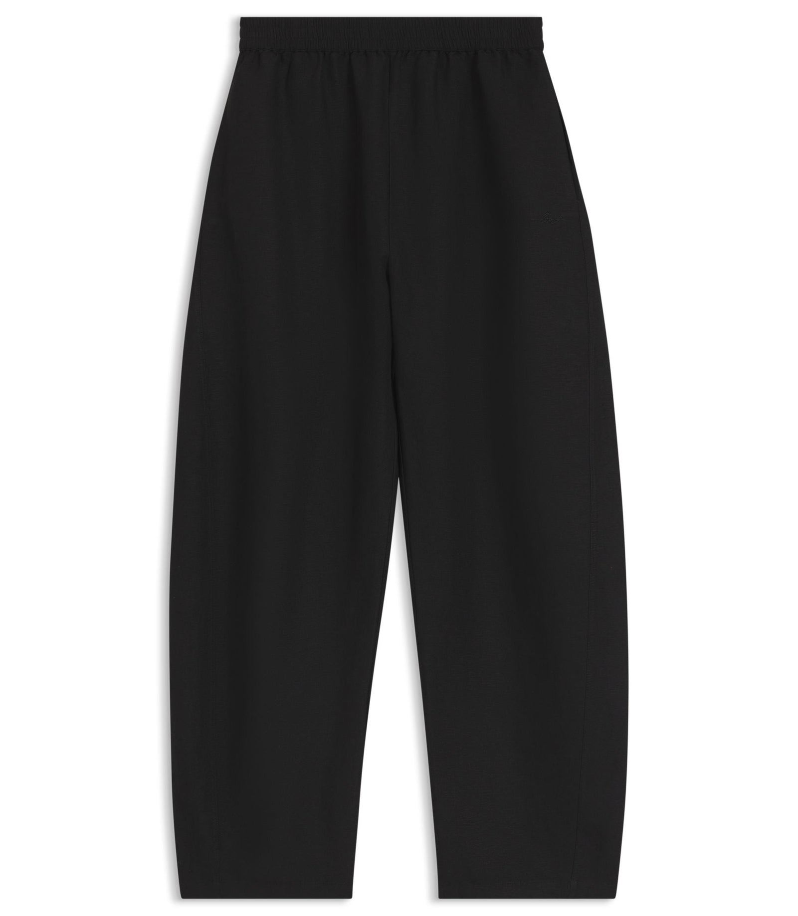 Boss Balloon Leg Trousers With Elasticated Waist Black Women's