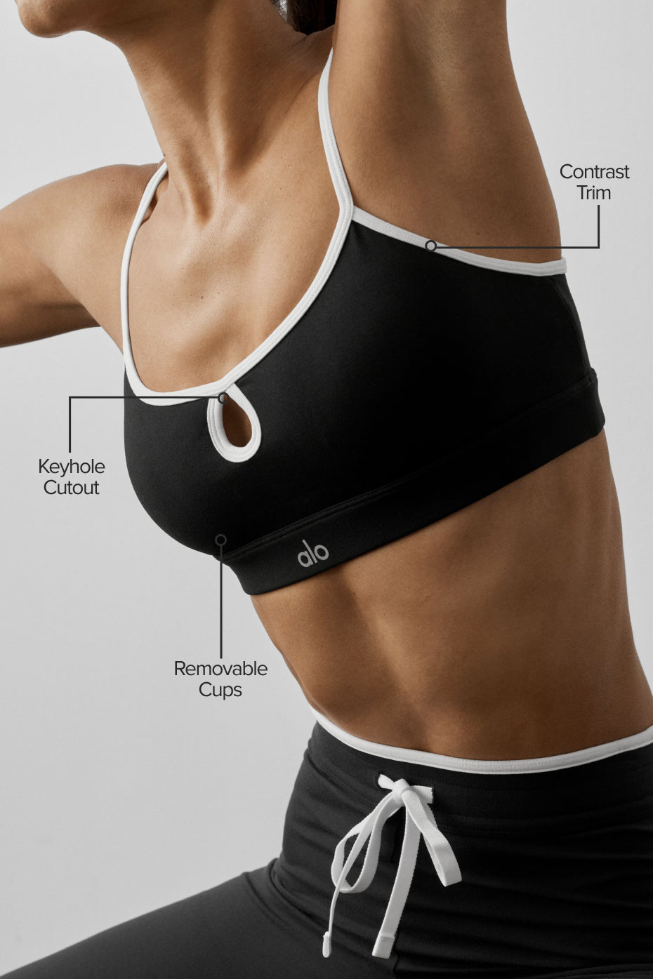 Alo Yoga Women'S Airbrush Race Pace Bra