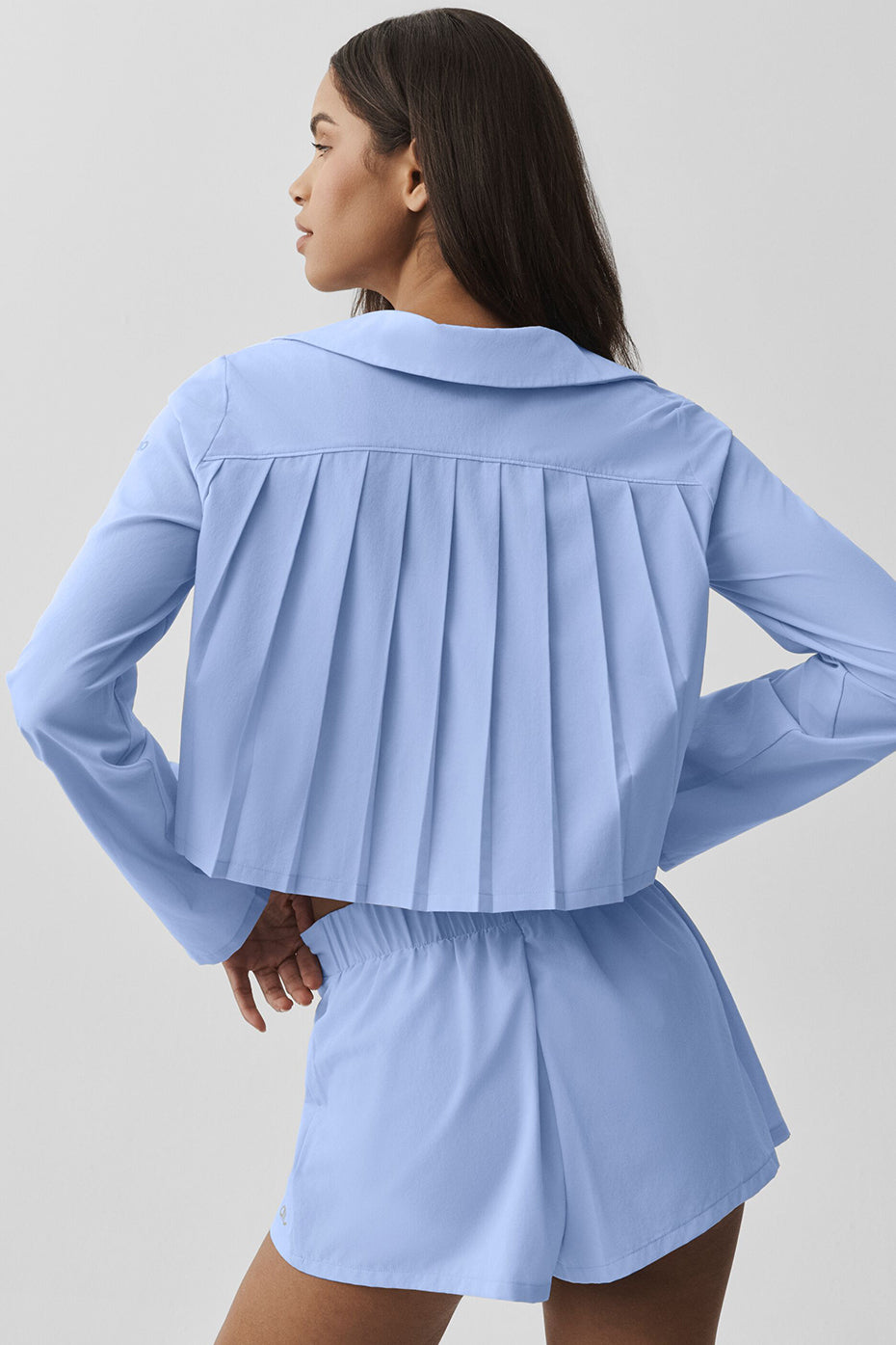 Alo Yoga Women'S Cropped Unmatched Long Sleeve