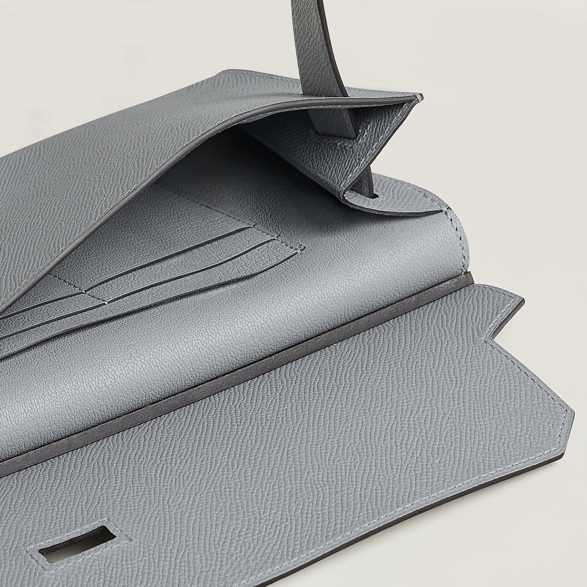 Hermes Hacademi Pouch Gris Tain