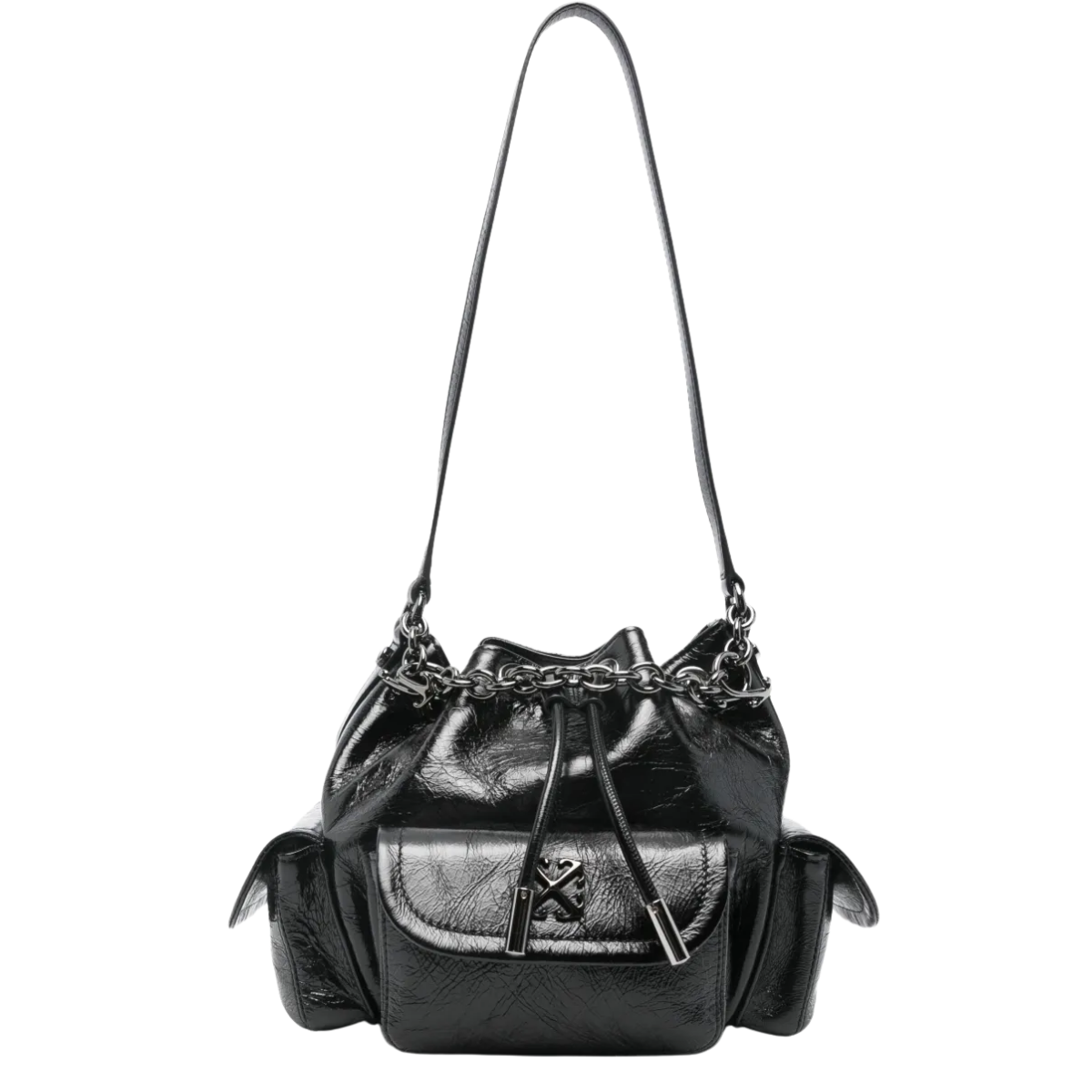 Off-White Dumbo drawstring bucket Black  bag
