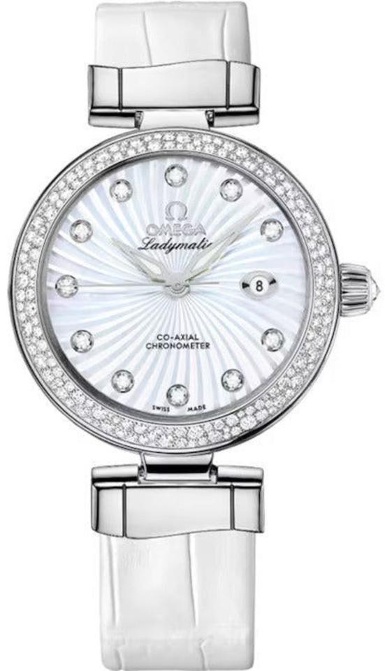 Omega De Ville Ladymatic34mm Women's Watch 425.38.34.20.55.001 Complete Full Set