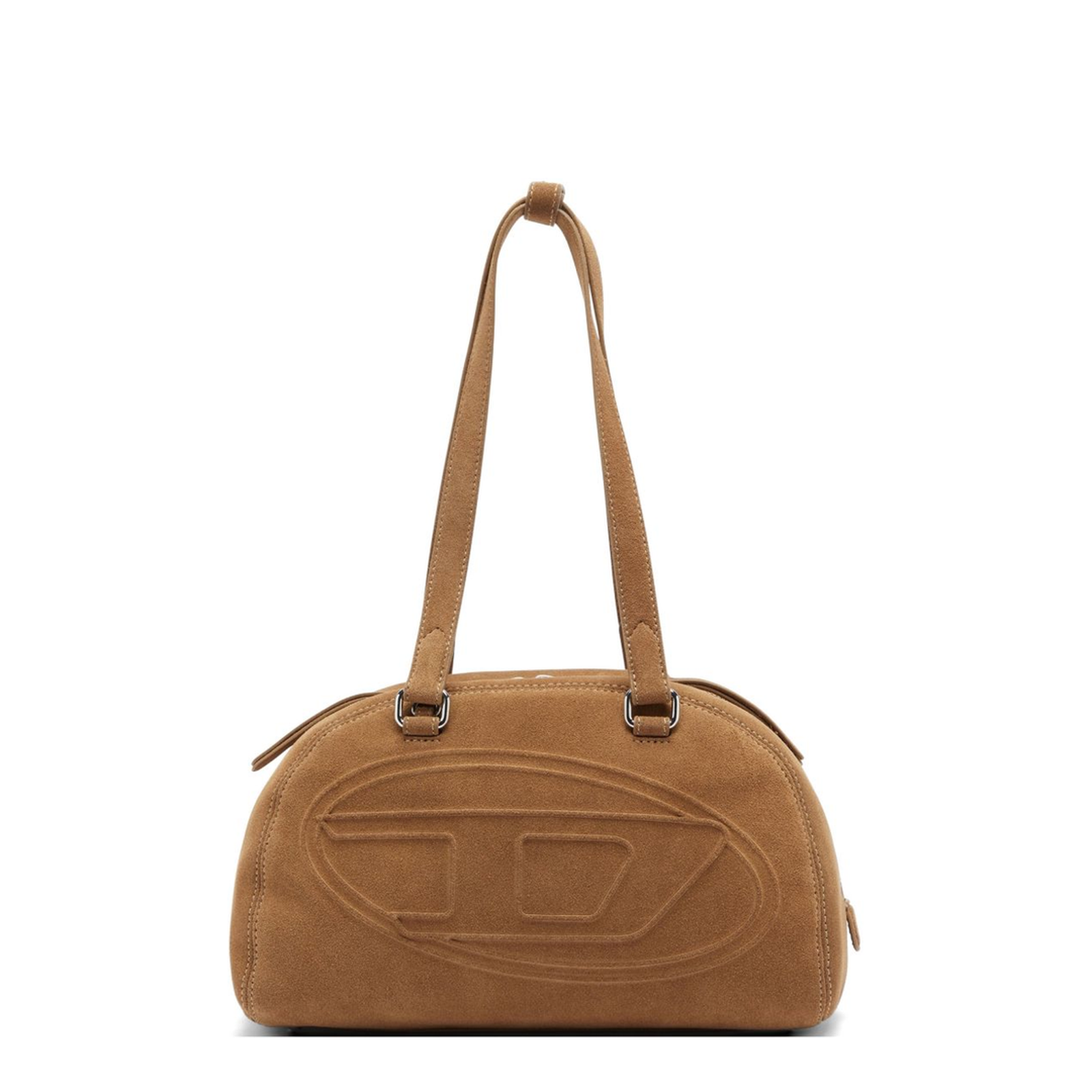 1DR Dome One Size Suede Shoulder Bag - Beige