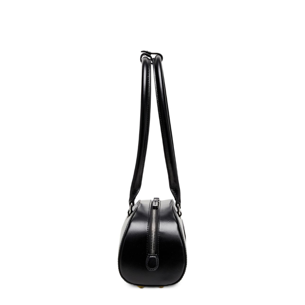 1DR Dome Elongated Leather Bowling Bag - Black