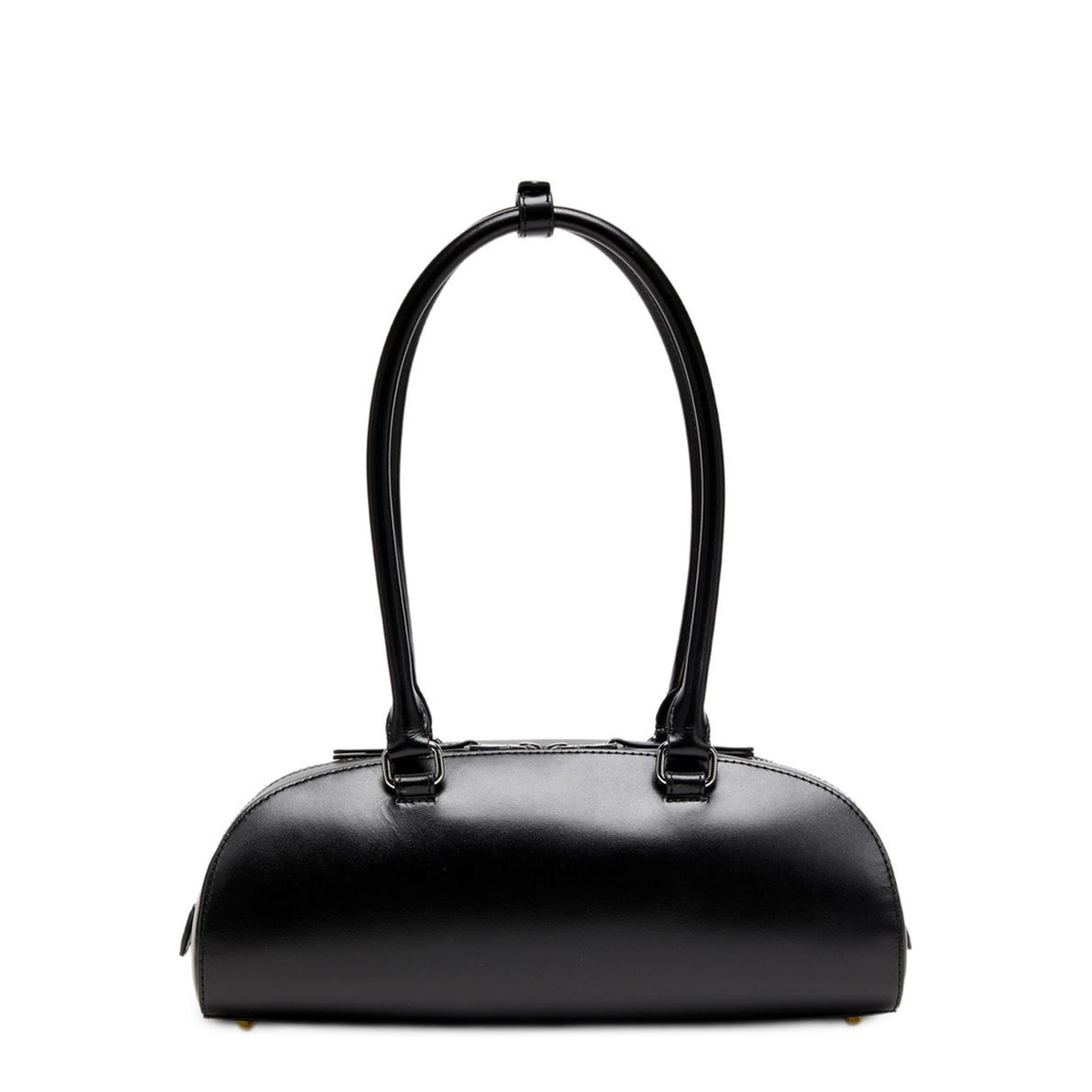 1DR Dome Elongated Leather Bowling Bag - Black