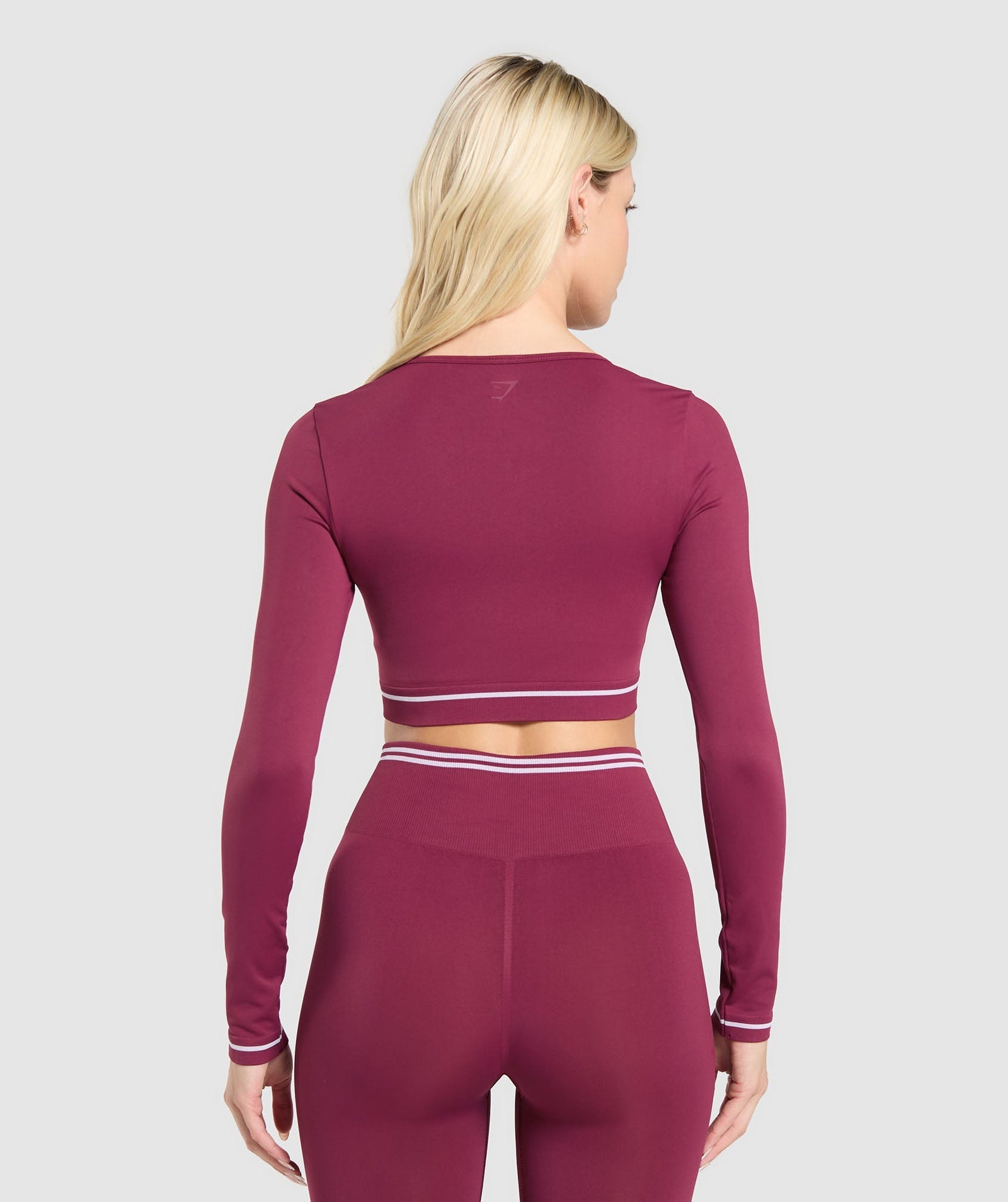 Women's Gymshark Contrast Seamless Crop Top Strong Pink