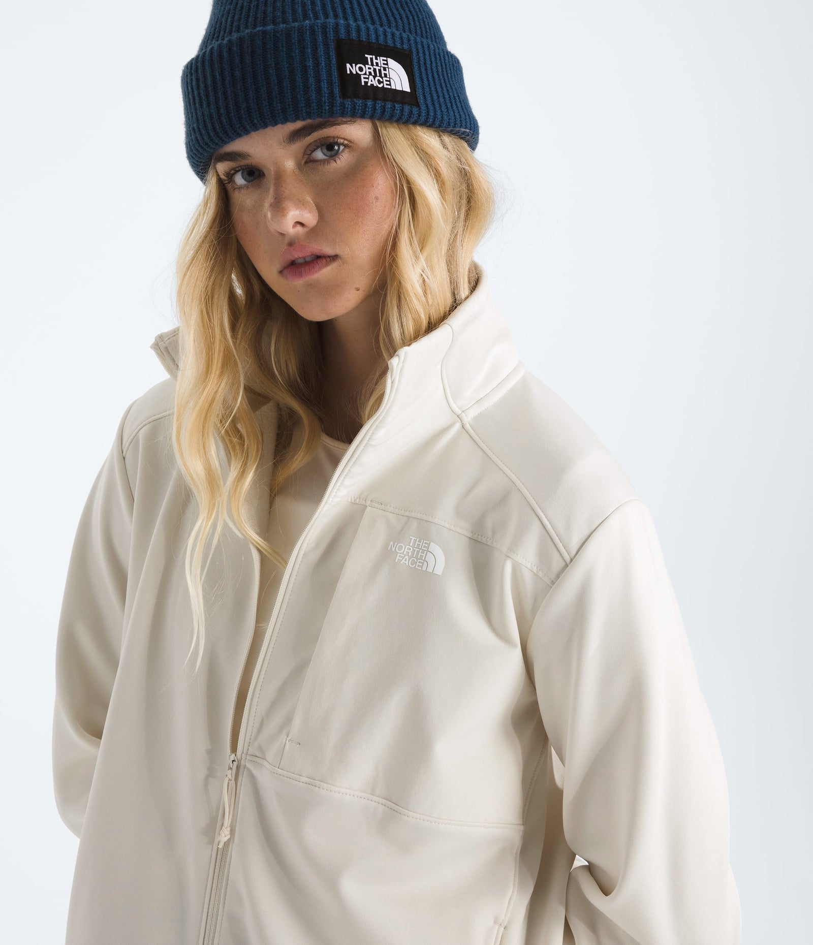 The North Face Women’s TNF™ Performance Fleece Full-Zip Jacket White Dune