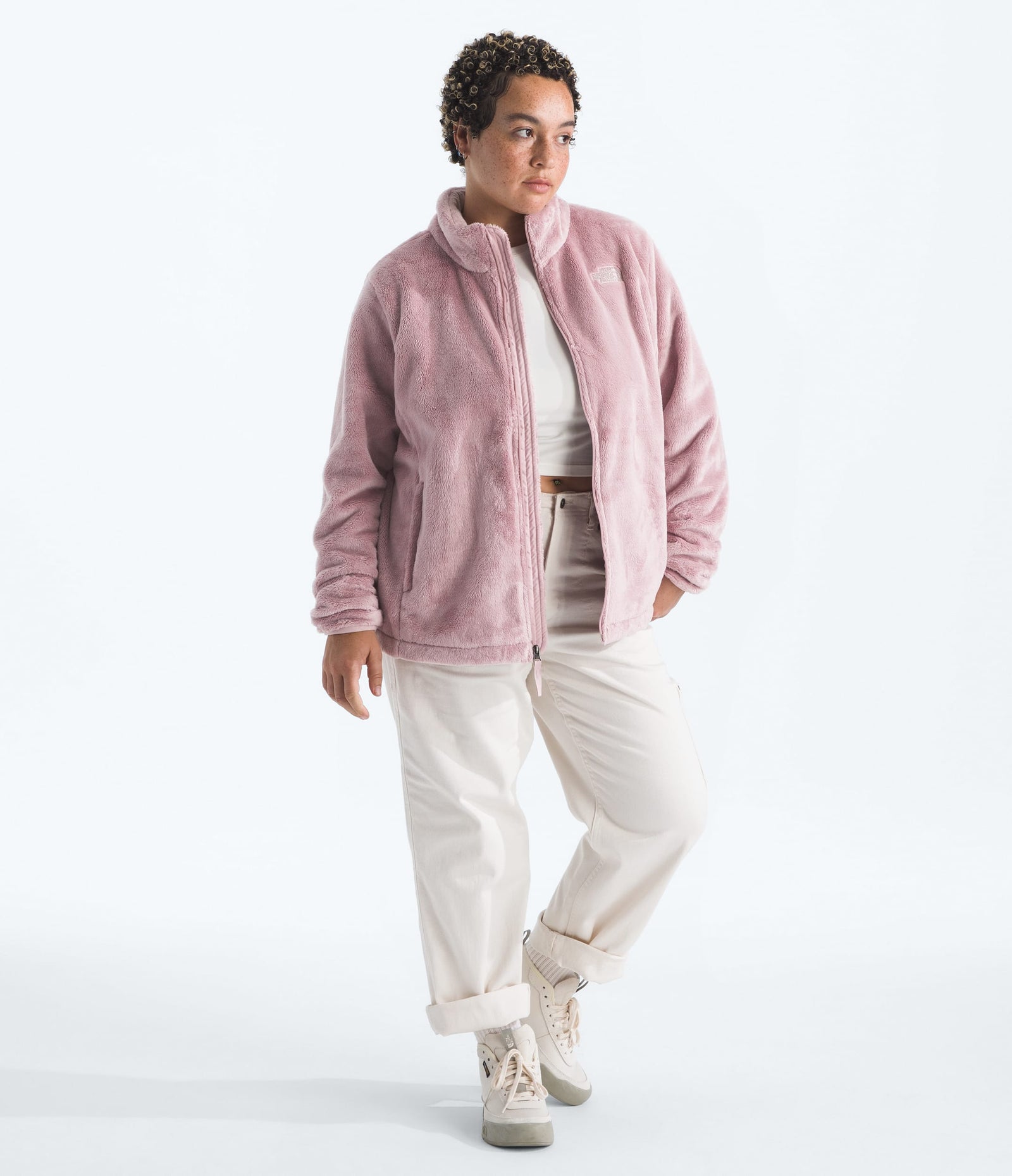 The North Face Women’s Plus Osito Jacket Metal Pink