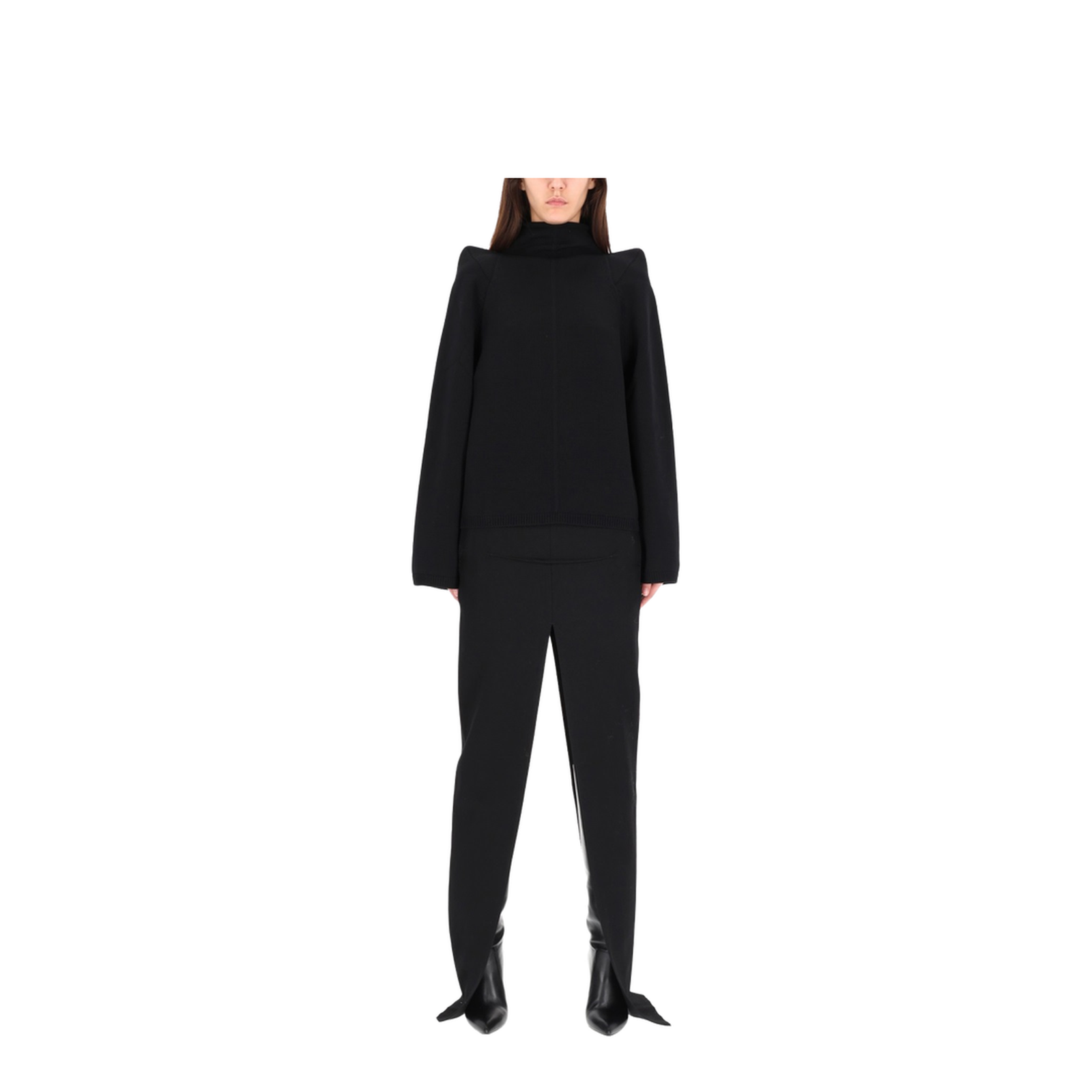 Long Skirt with Center Slits