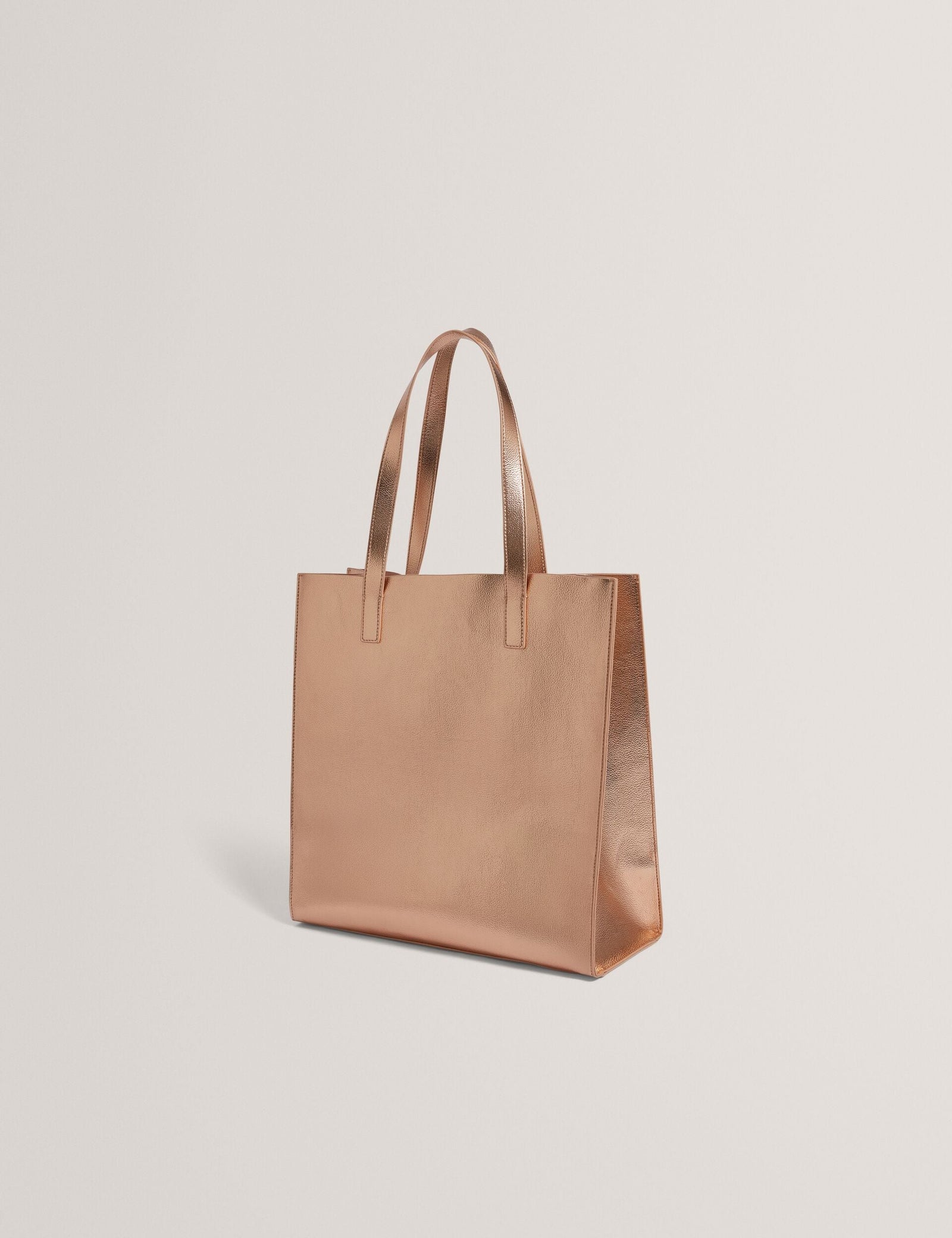 Ted Baker Rosmah Rose Detail Metallic Large Icon Tote Bag Women's