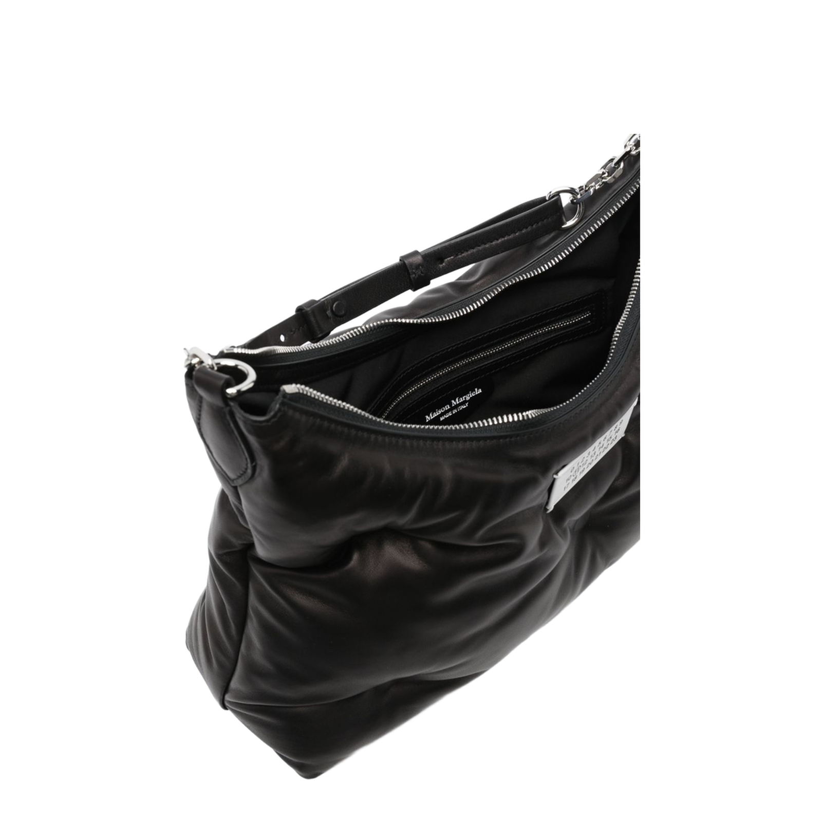 Glam Slam Medium Matelassé Hobo Bag - Black