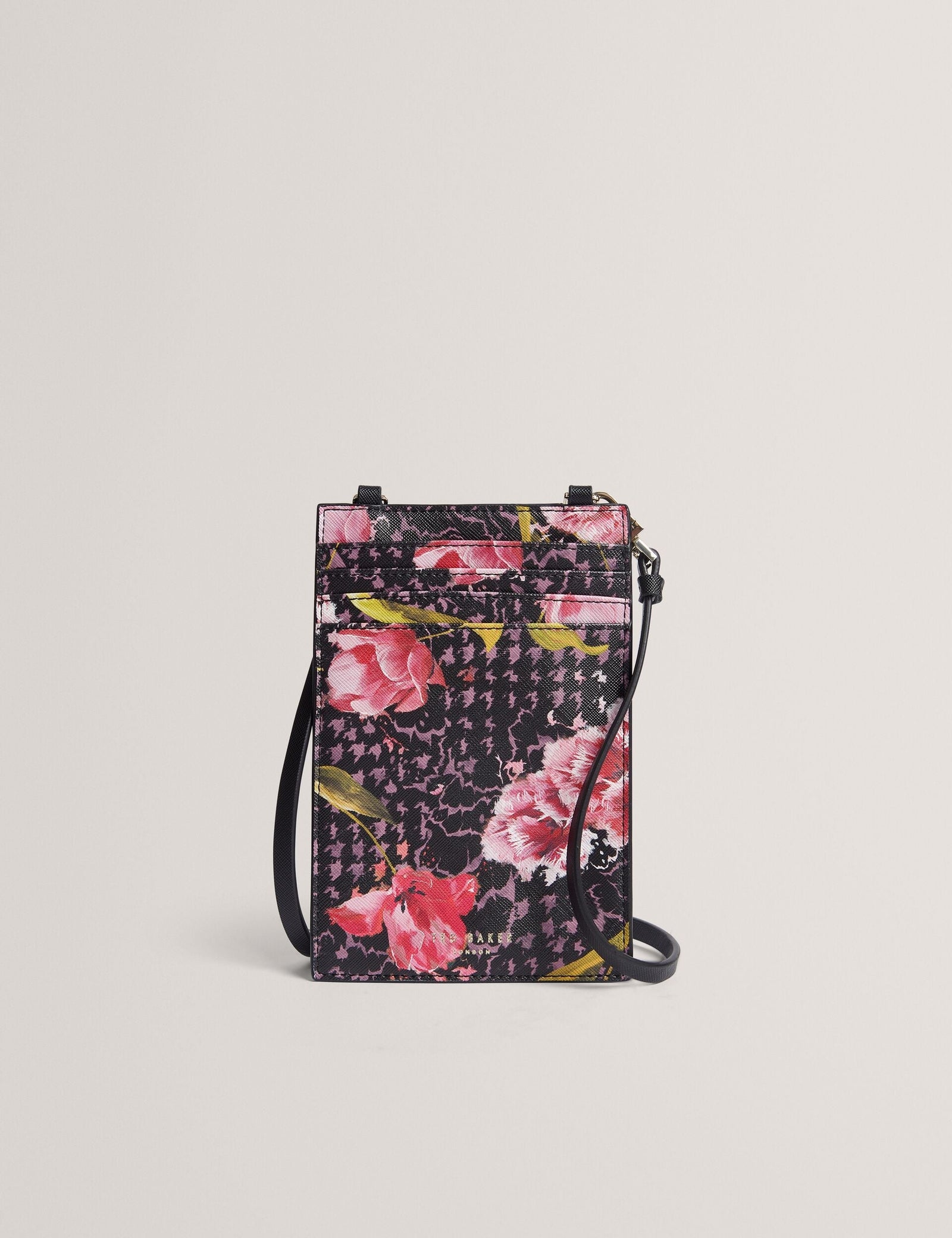 Ted Baker Tulsah Floral Print Phone Card Holder Lanyard Women's