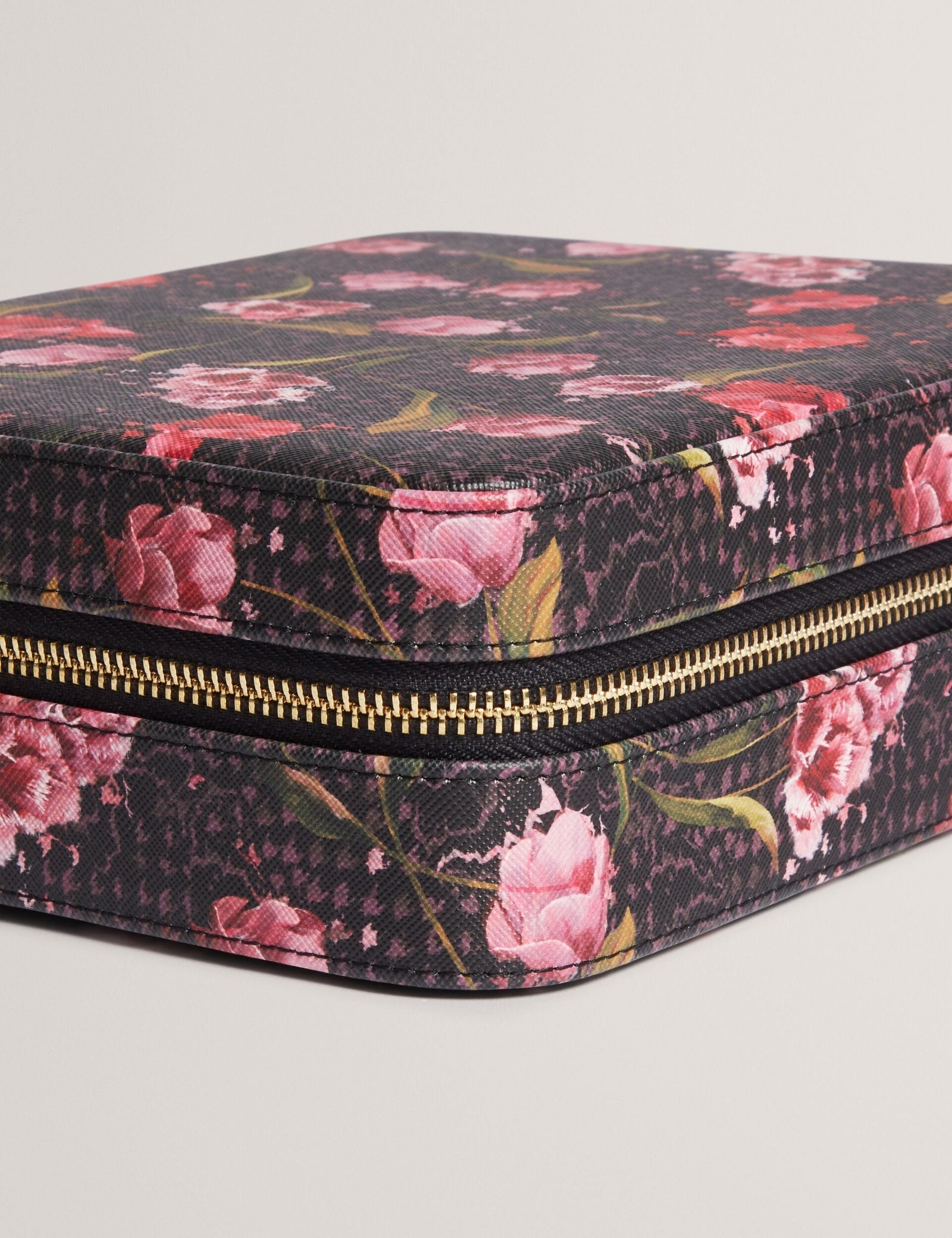 Ted Baker Tulbery Floral Print Pu Large Jewellery Case Women's