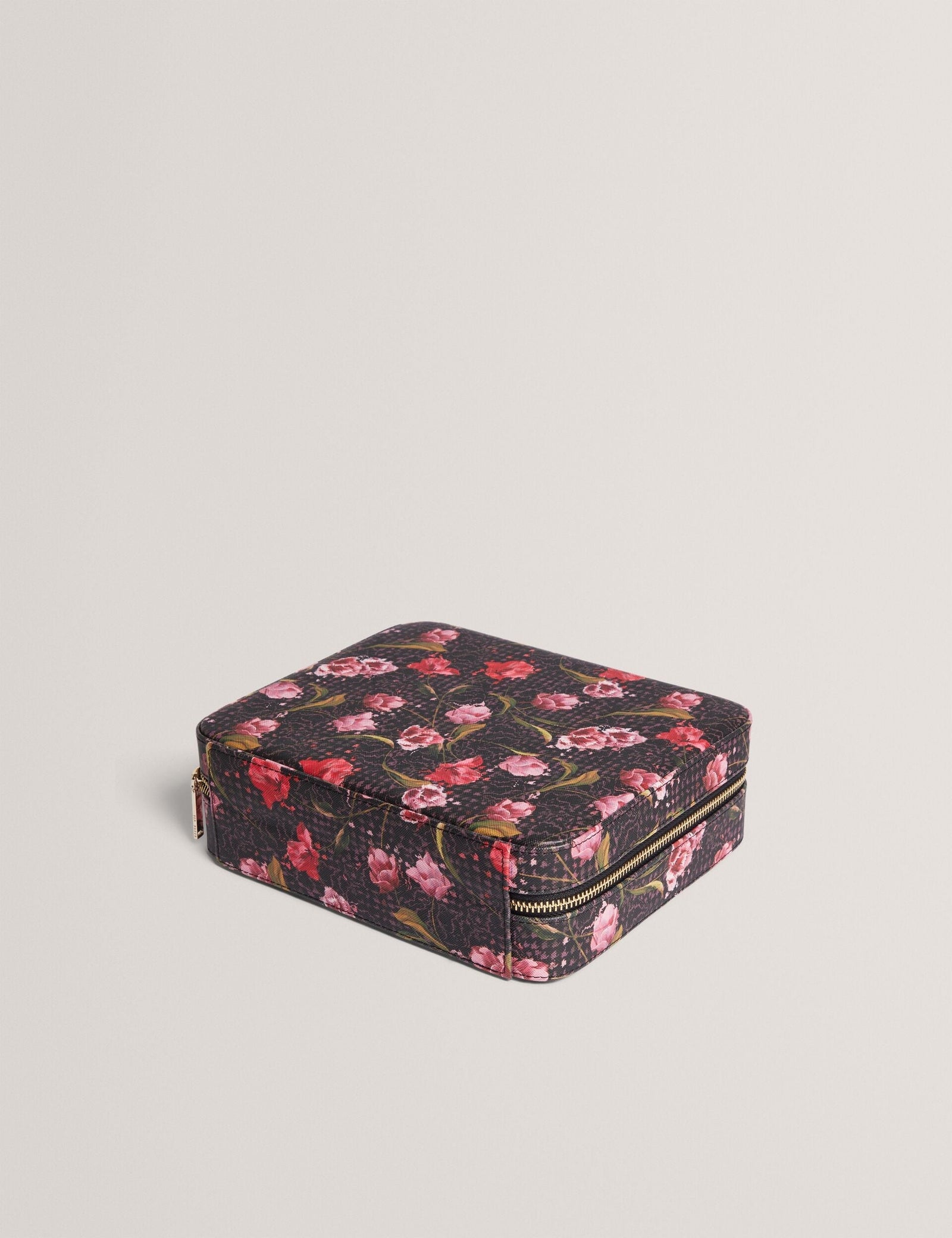 Ted Baker Tulbery Floral Print Pu Large Jewellery Case Women's