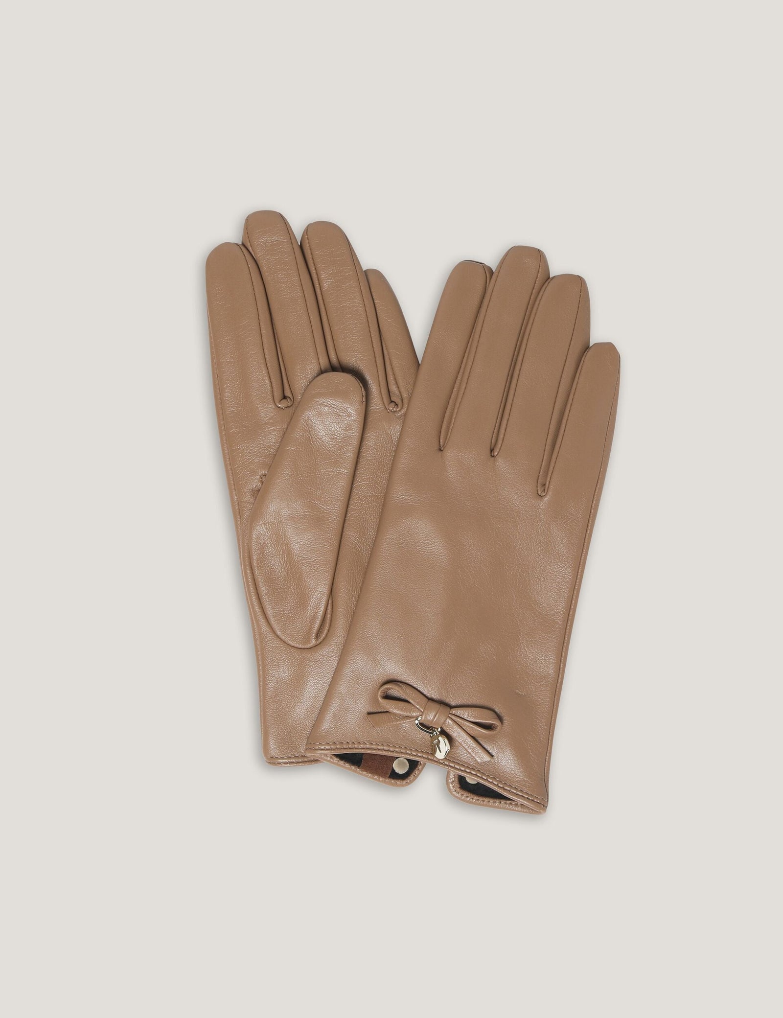 Ted Baker Sheryys Bow Detail Soft Leather Gloves Women's