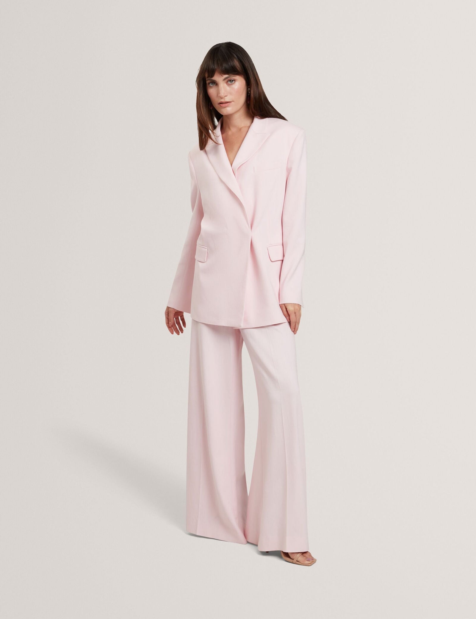 Ted Baker Peyaan Relaxed Wrap Front Woven Blazer Women's