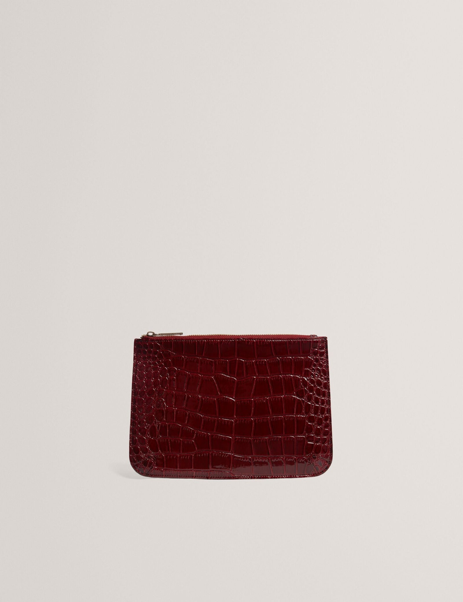 Ted Baker Kelliii Croc Effect Passport Cover Travel Pouch Women's