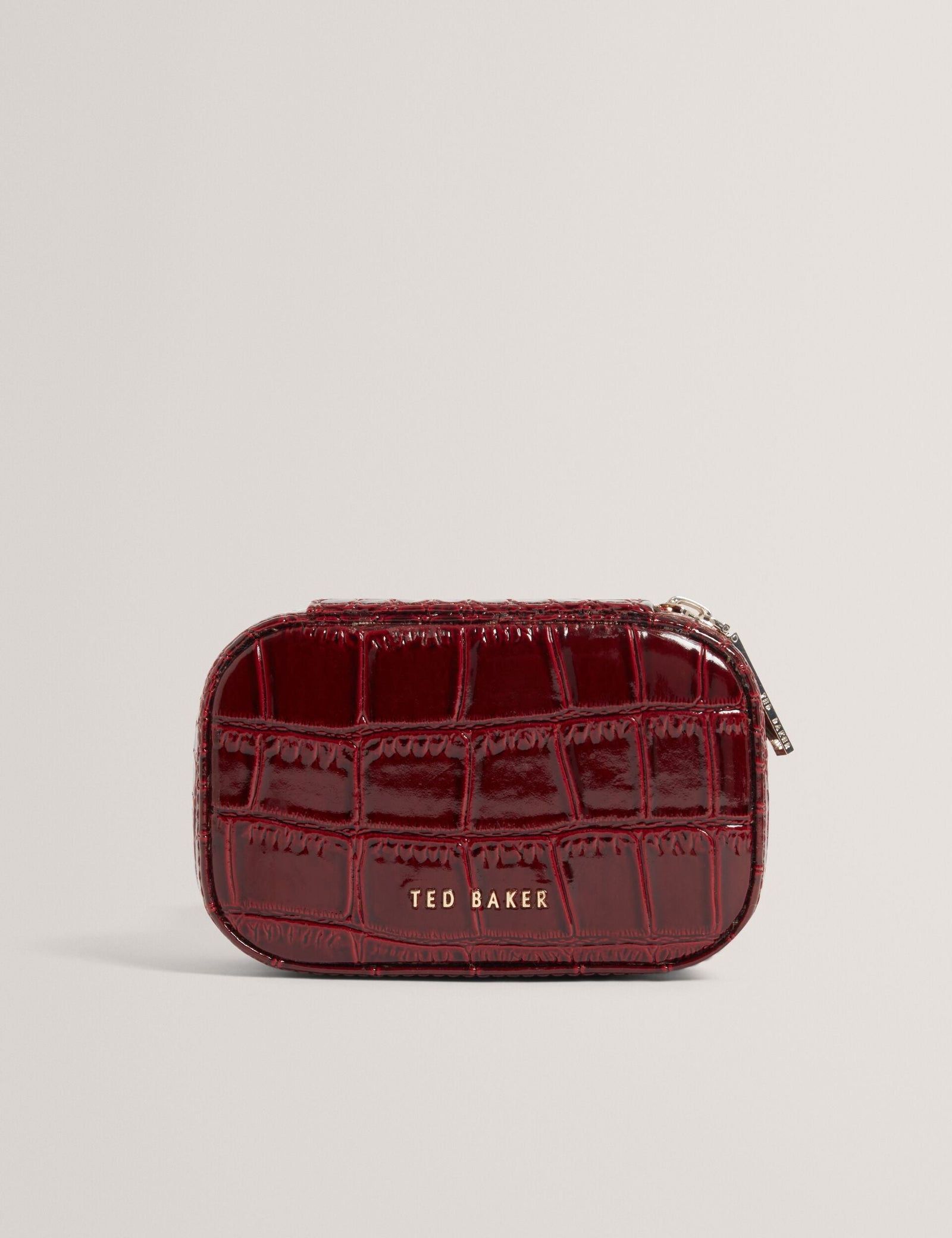 Ted Baker Ivee Croc Effect Mini Jewellery Case Women's