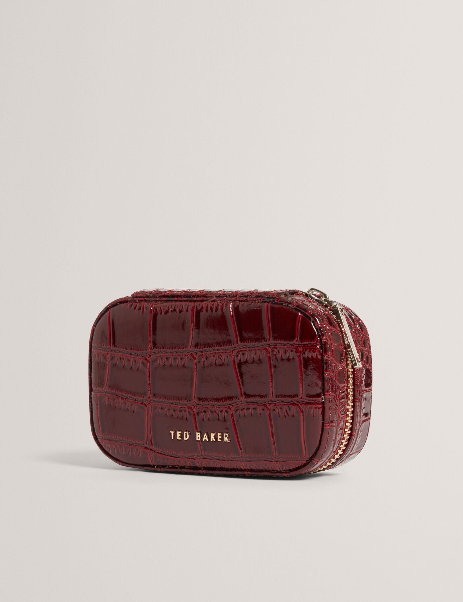 Ted Baker Ivee Croc Effect Mini Jewellery Case Women's