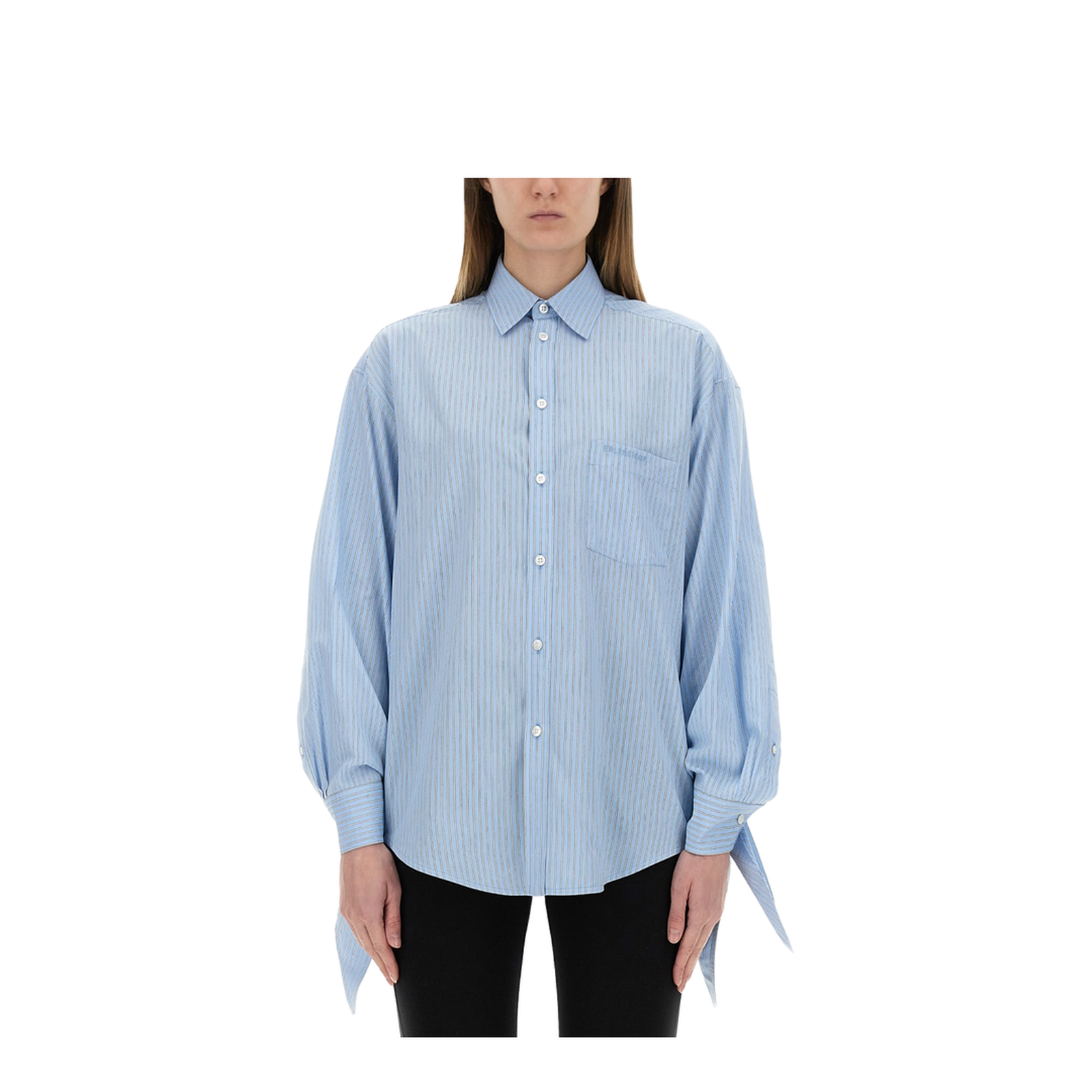 Knotted Cuff Blouse
