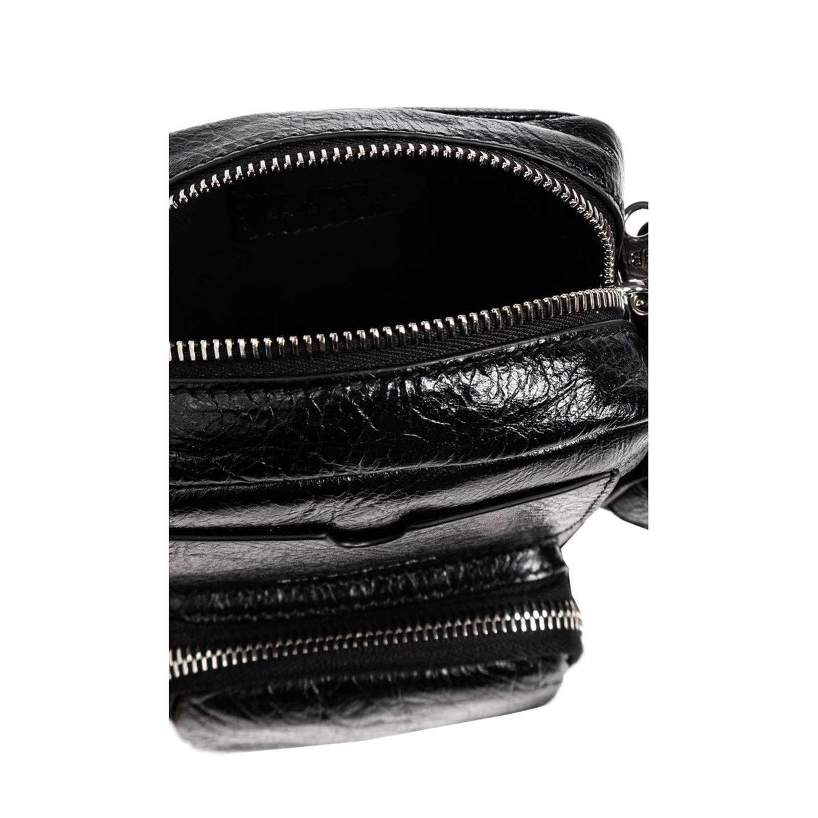 Superbusy Lambskin Crossbody Bag - Black
