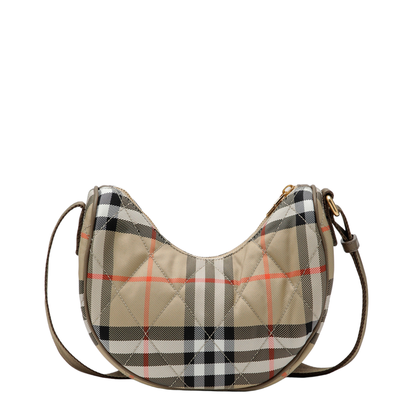 Horseshoe Small Nylon Crossbody - Sand Beige