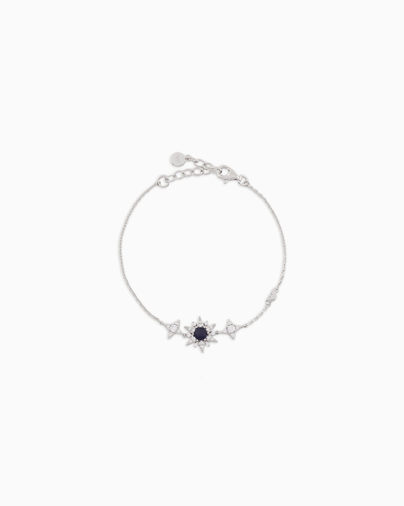 Emporio Armani  Sterling Silver Station Bracelet
