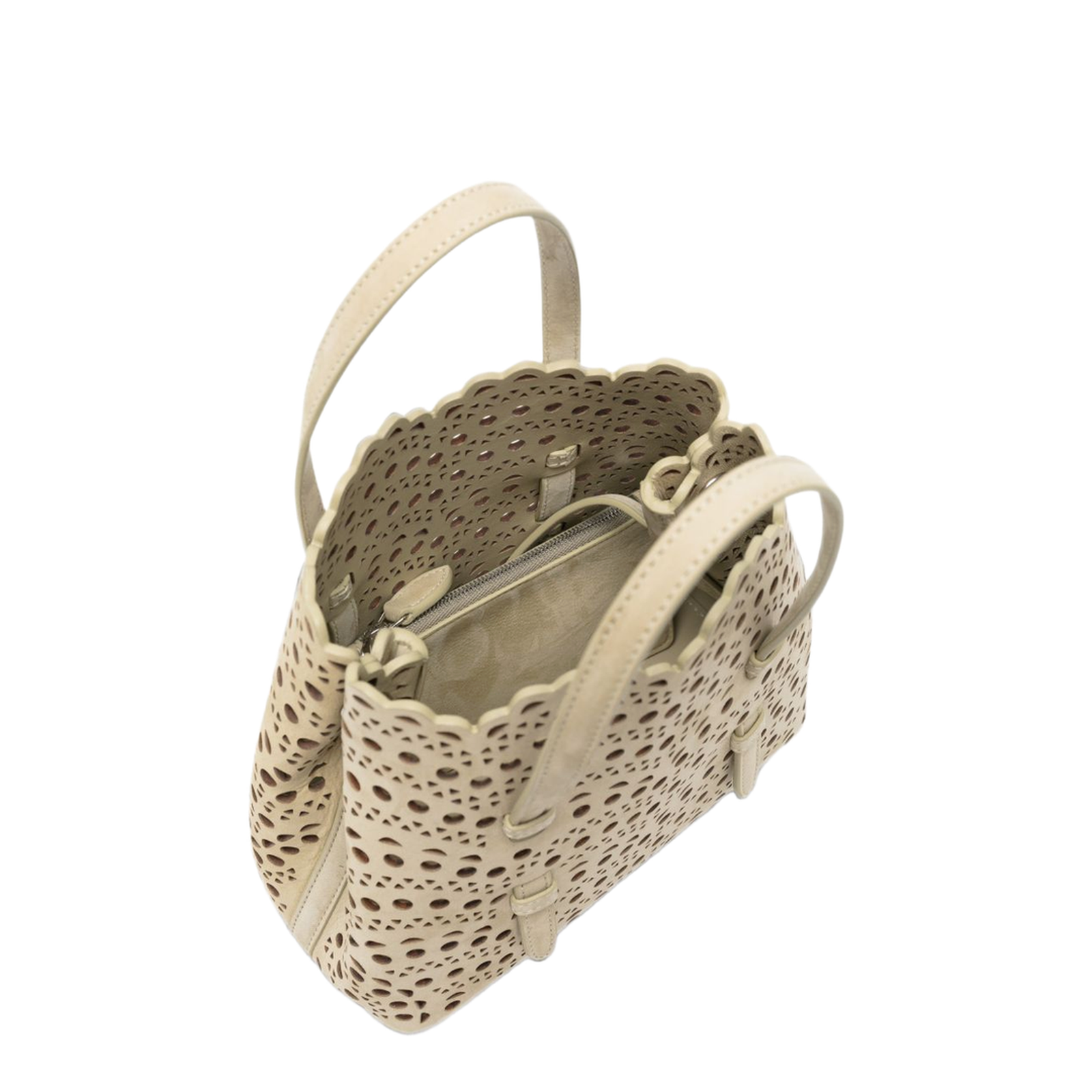Mina 20 Nubuck Crossbody - Almond Green