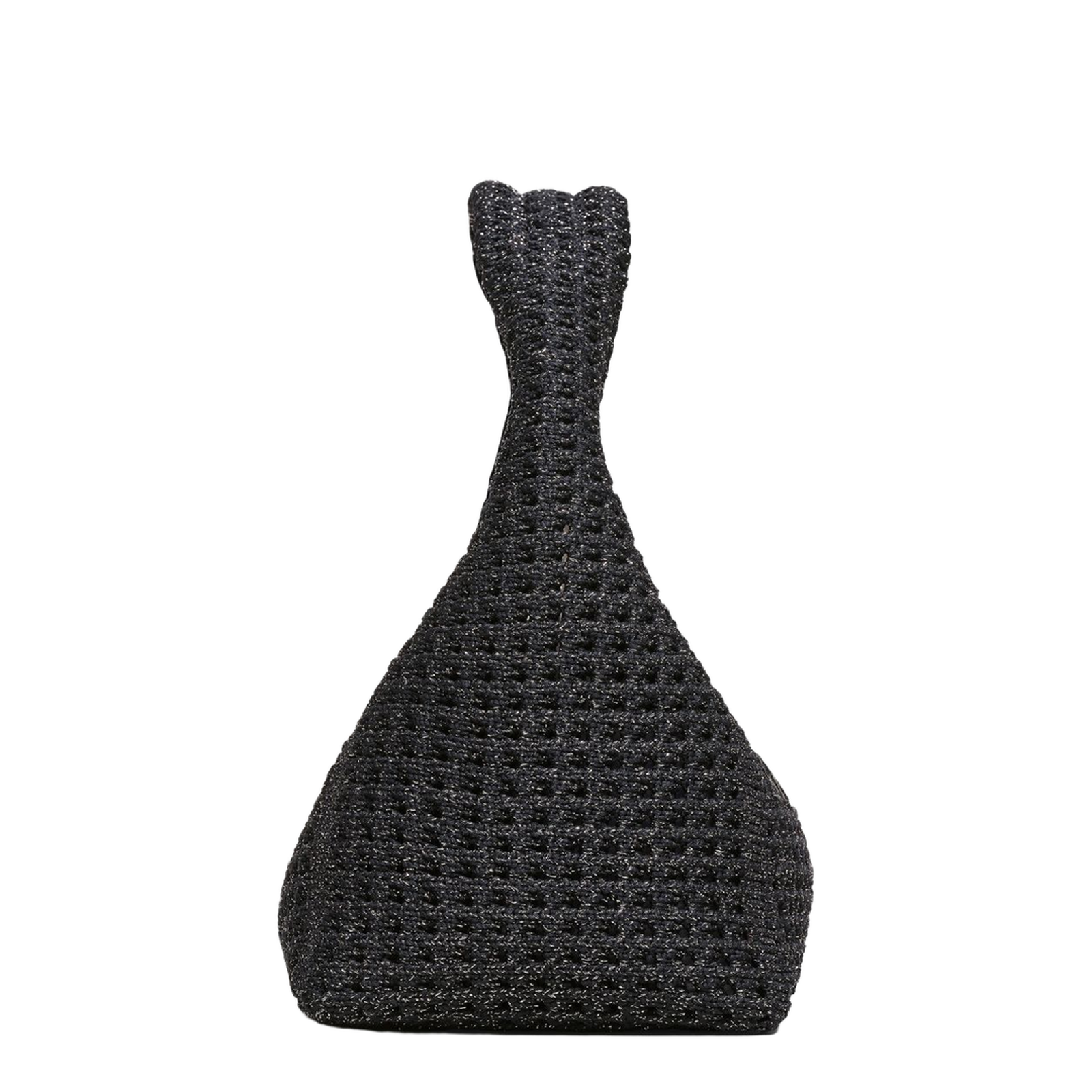 The Mini Sack One Size Crochet Sack Bag - ONYX