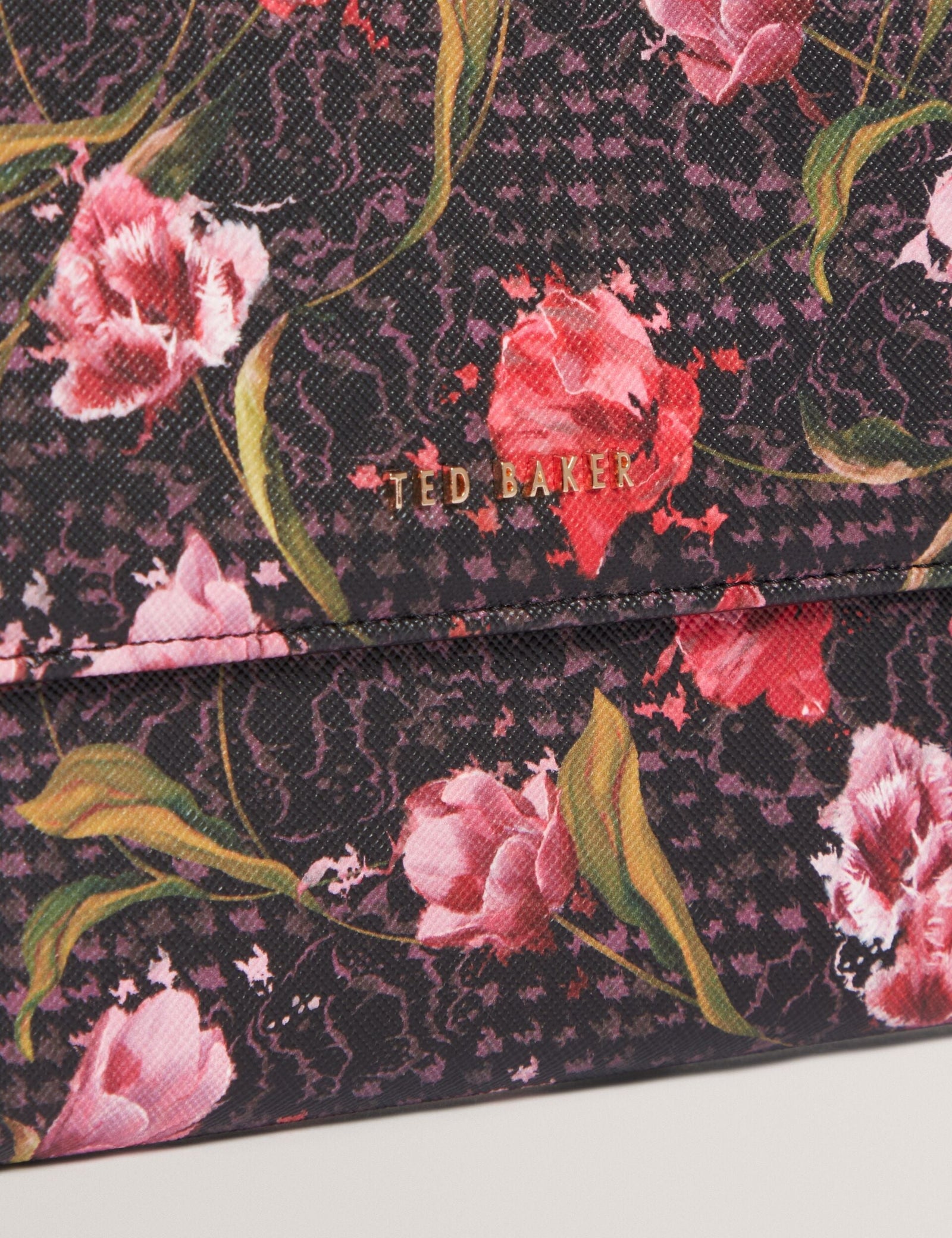 Ted Baker Tulbry Printed Travel Wallet Women's