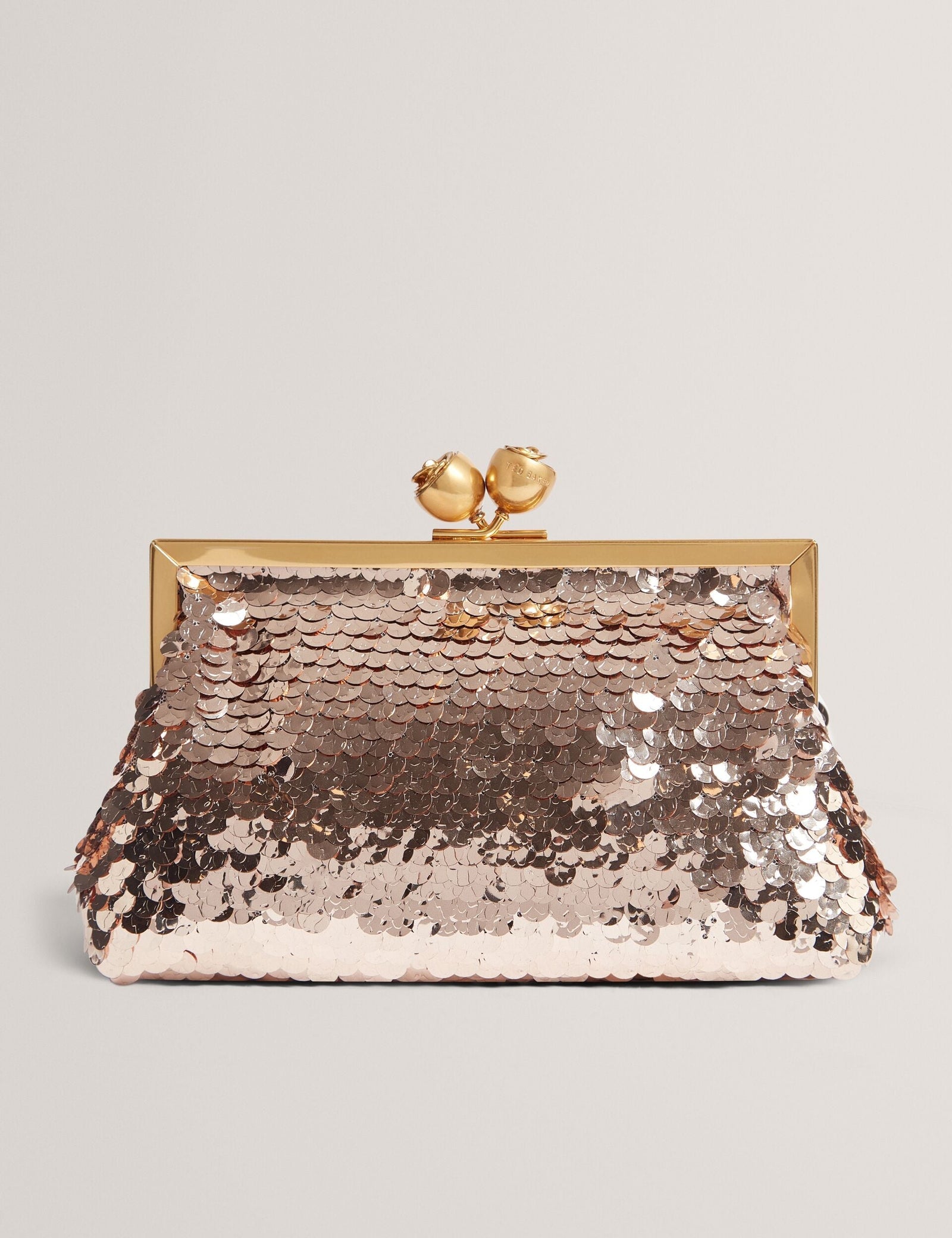 Ted Baker Sequinz Sequin Rose Clasp Clutch Bag Women's