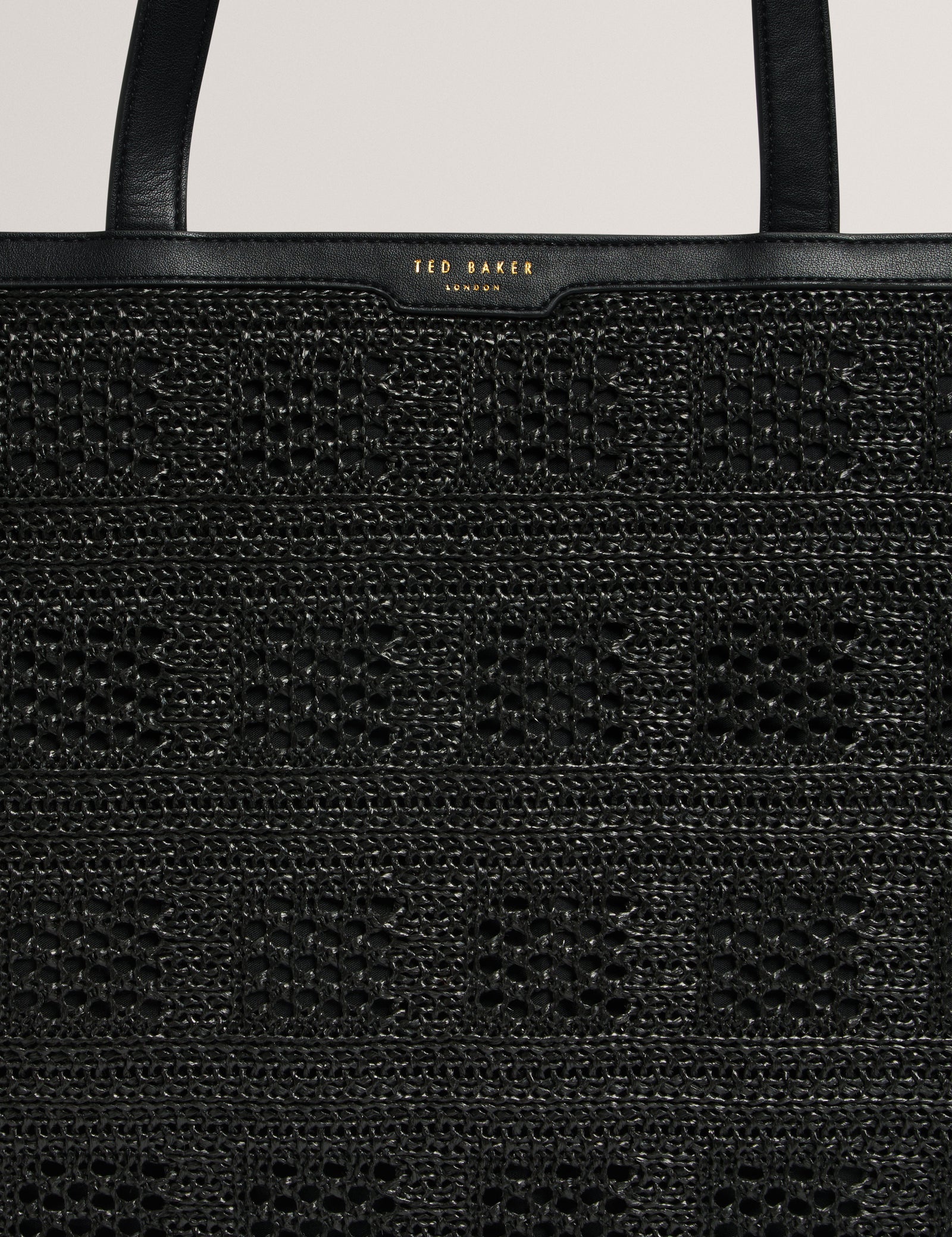 Ted Baker Pamylaa Woven Straw Ultra Wide Shopper Bag Women's