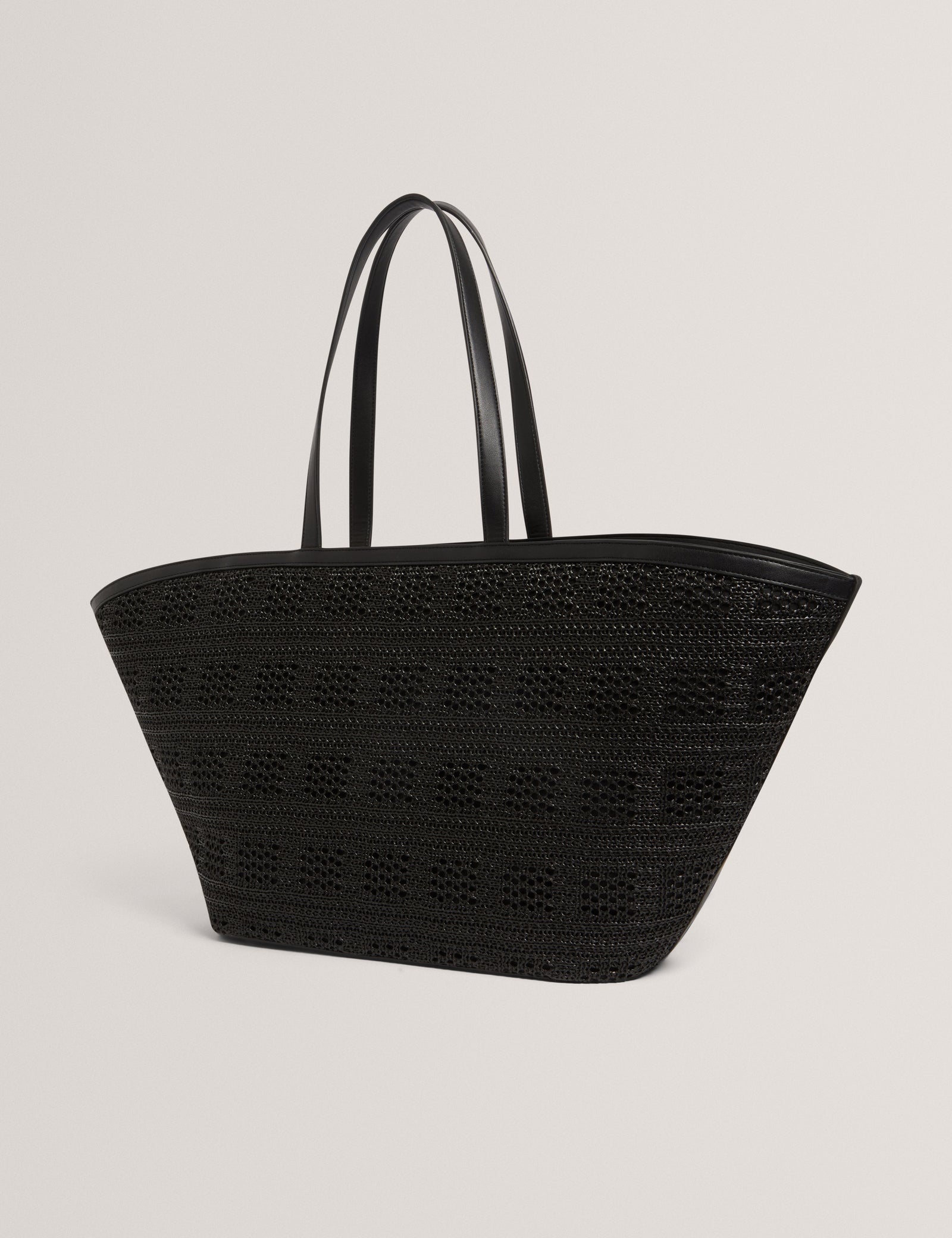 Ted Baker Pamylaa Woven Straw Ultra Wide Shopper Bag Women's