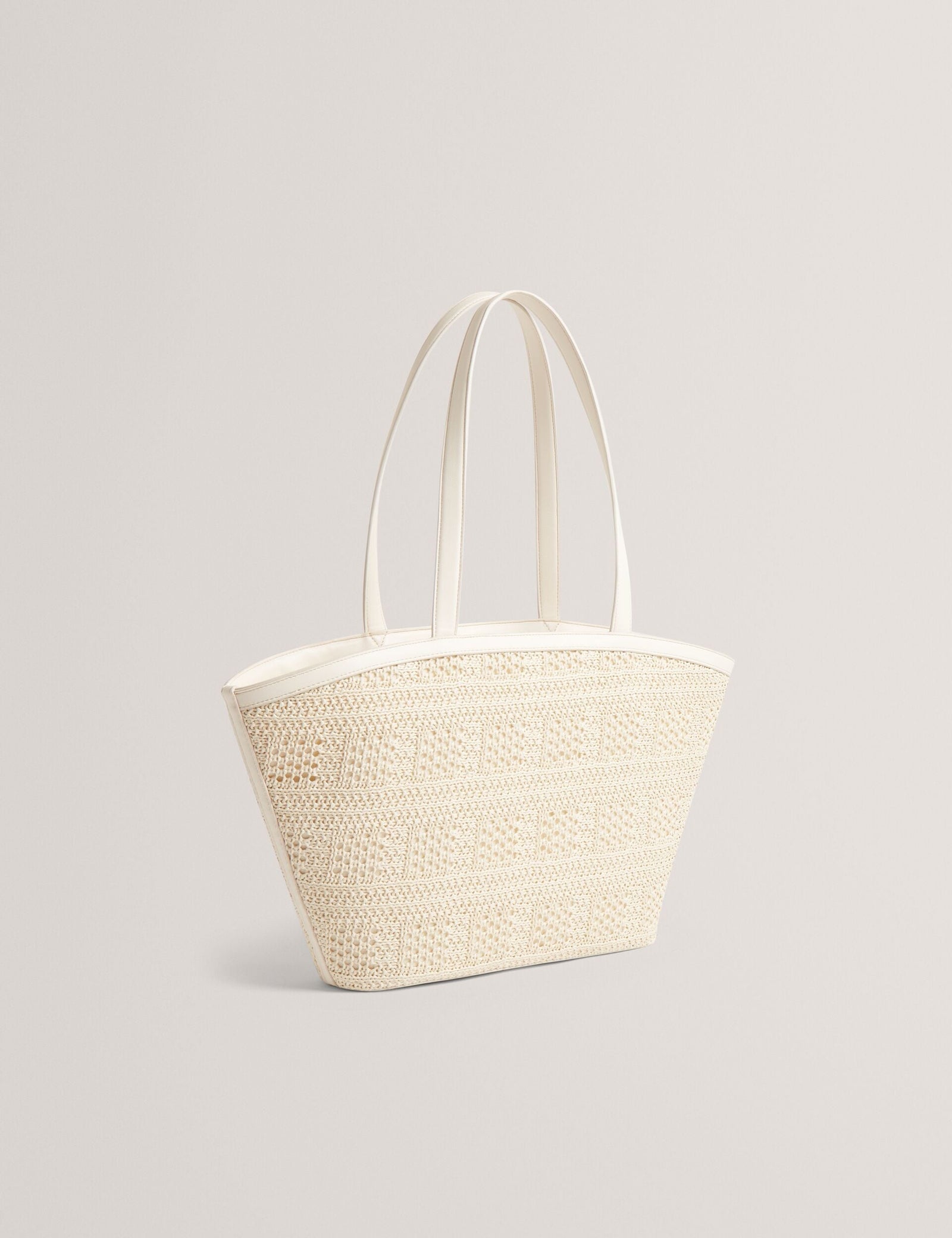 Ted Baker Pammina Raffia Straw Wide Shopper Bag Women's