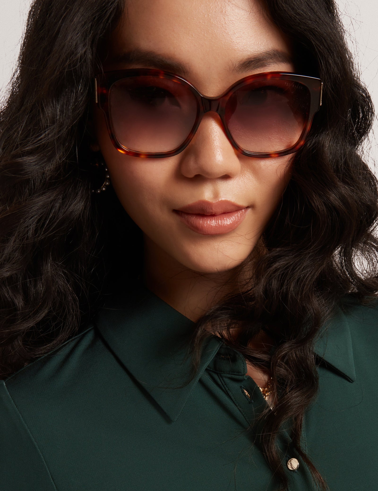 Ted Baker Farah Hardware Detail Cat Eye Sunglasses Women's