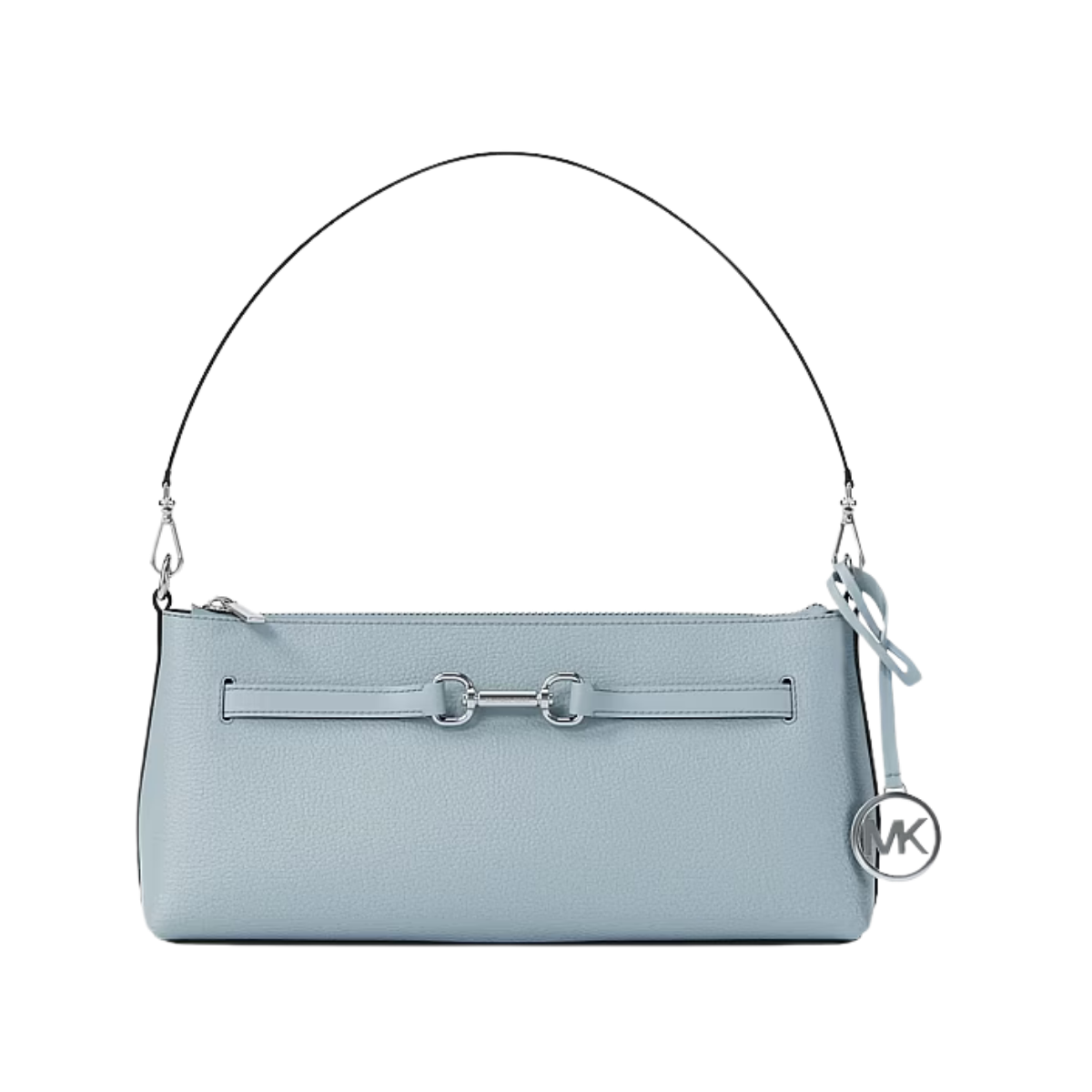 Carson Small Pebbled Leather Convertible Crossbody PALE OCEAN Bag
