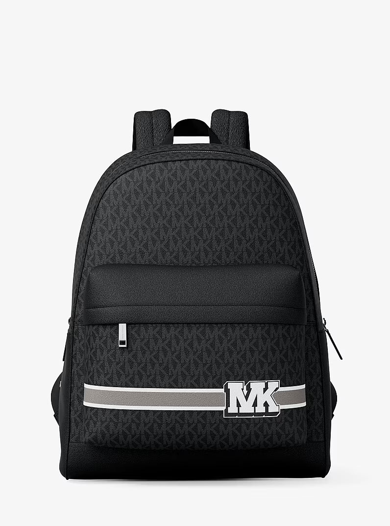 Pacey Embellished Striped Signature Logo BLACK COMBO Backpack