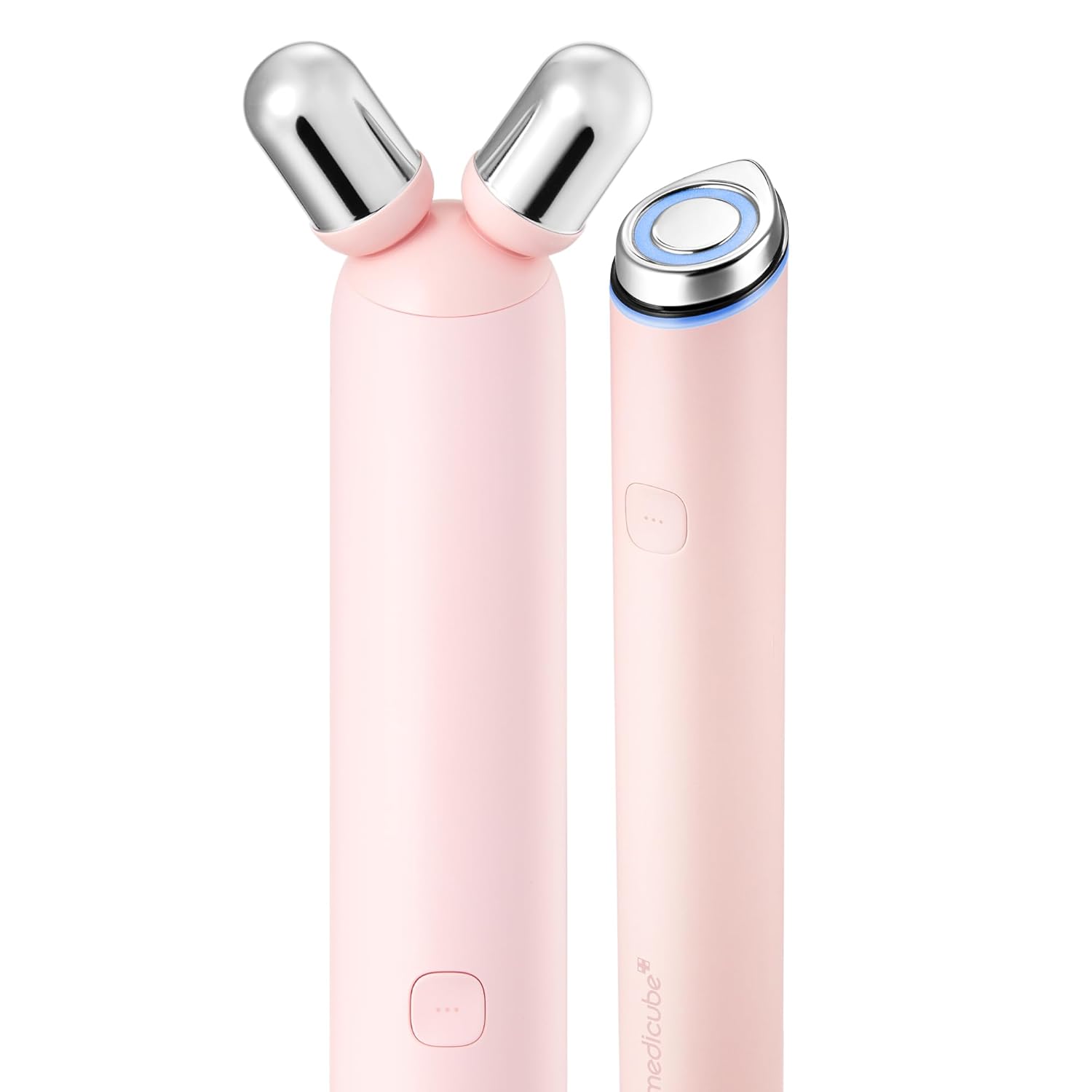 Medicube Mini Booster Pro Plus Face Roller Device Set | 2-in-1 Massage & Skincare Device | Jawline Care & Depuffing | Face & Body Massager with 3 Vibration Modes | Korean Facial Device