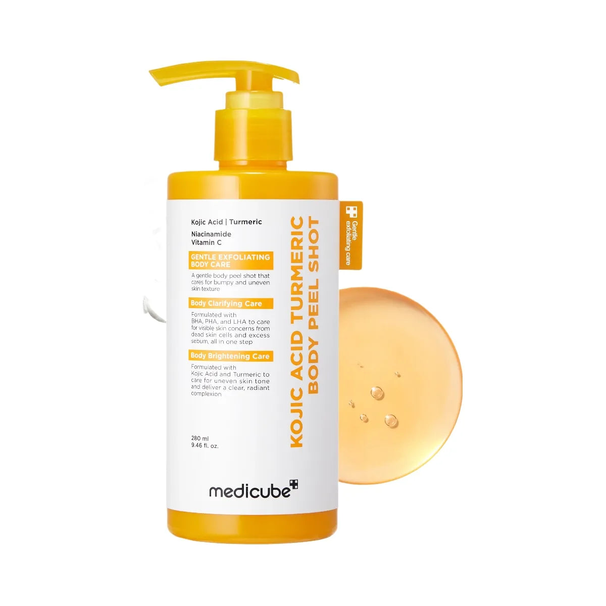 Medicube Kojic Acid Turmeric Body Peel Shot