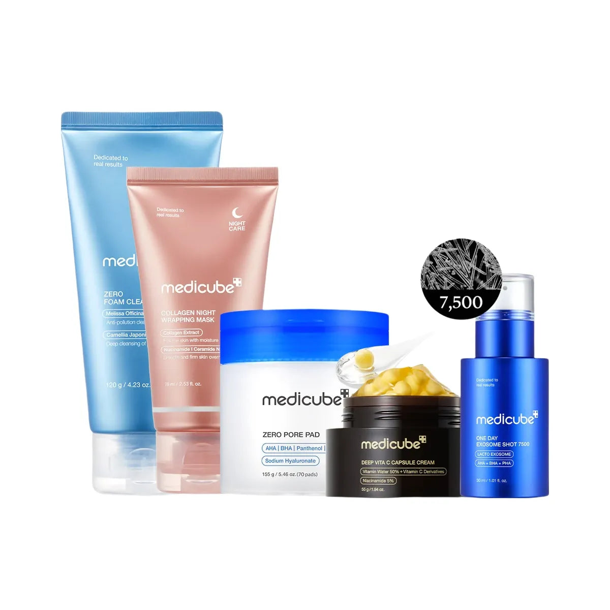 Medicube Affordable Glass Glow 7-Day Skincare Set