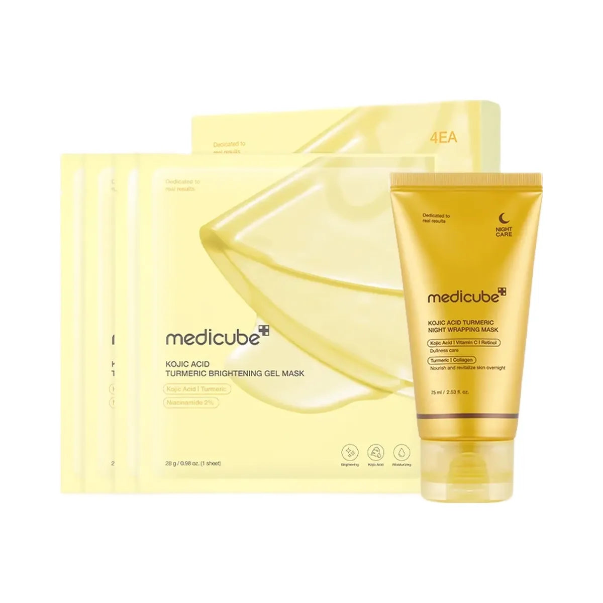 Medicube Kojic Acid Tumeric Toner Pad