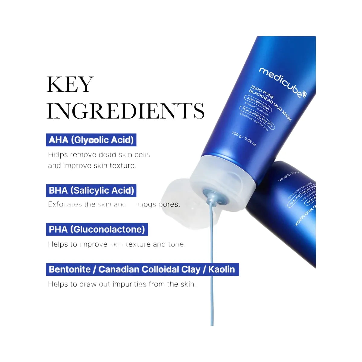 Medicube Zero Pore Blackhead Mud Mask