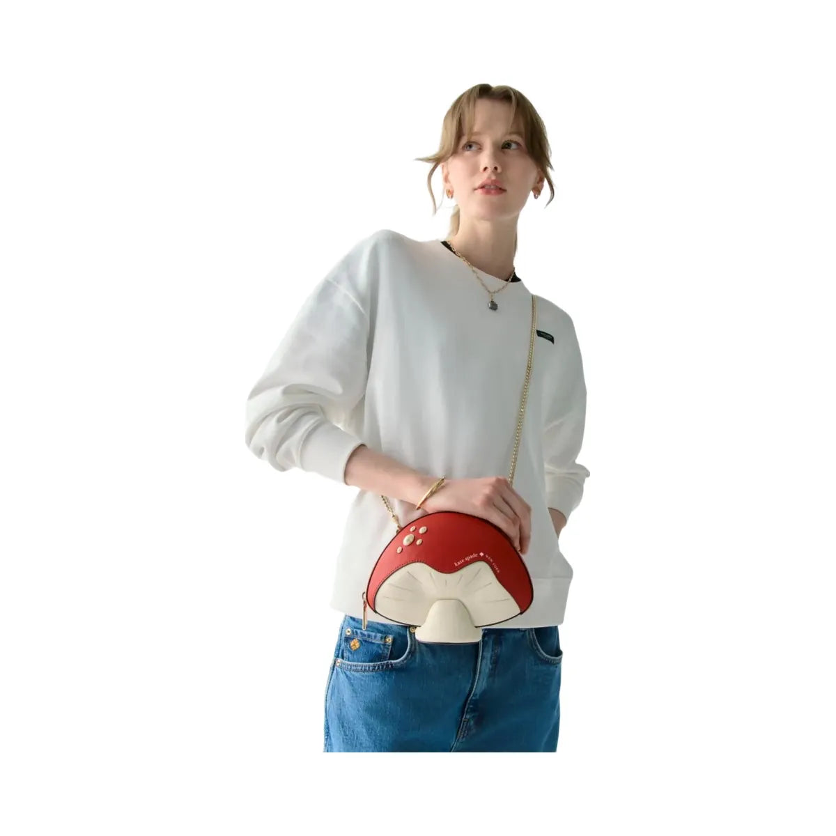 KateSpade 3d Mushroom Crossbody Ruby Red Multi