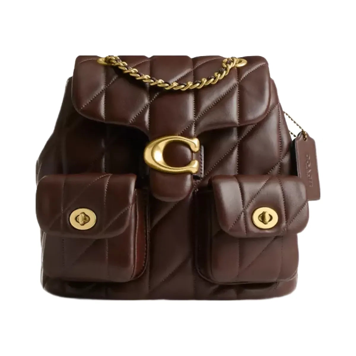 Coach Tabby Backpack With Pillow Quilting in Brass Maple